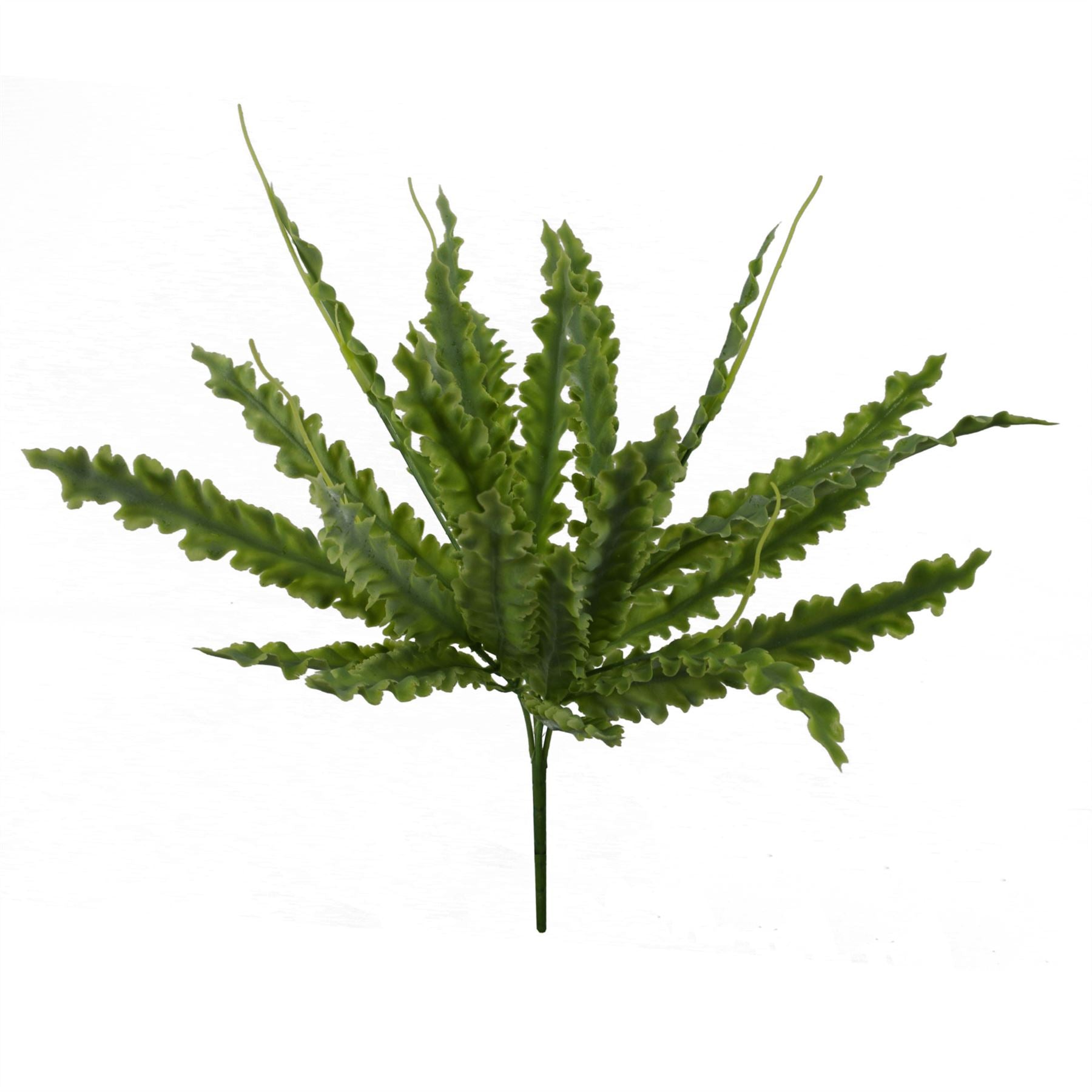 Leaf Artificial Crocodile Fern Plant 40cm Bare Stem Unpotted