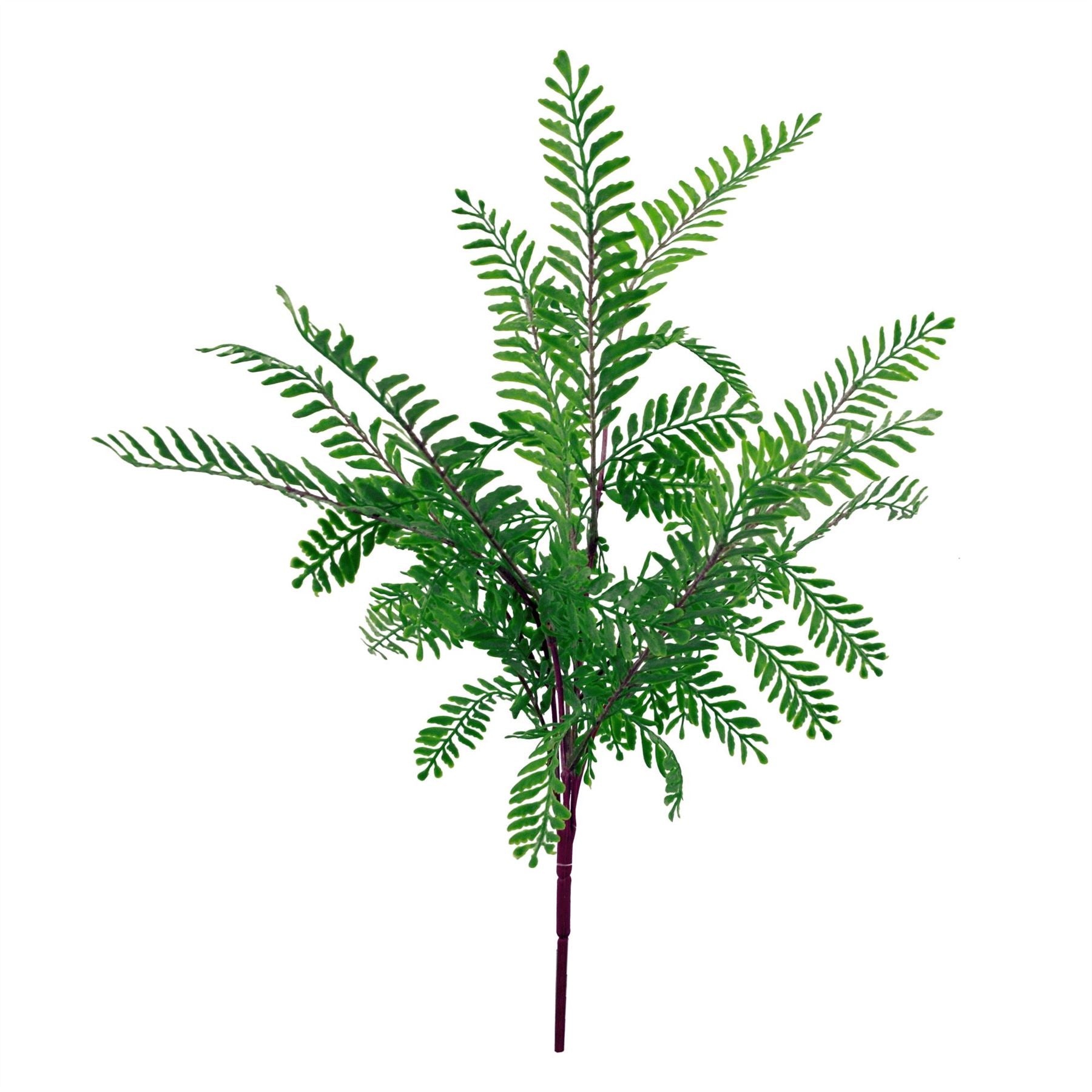 Himilayan Maidenhair Fern Bush 55cm Dark Green Artificial Plant by Leaf