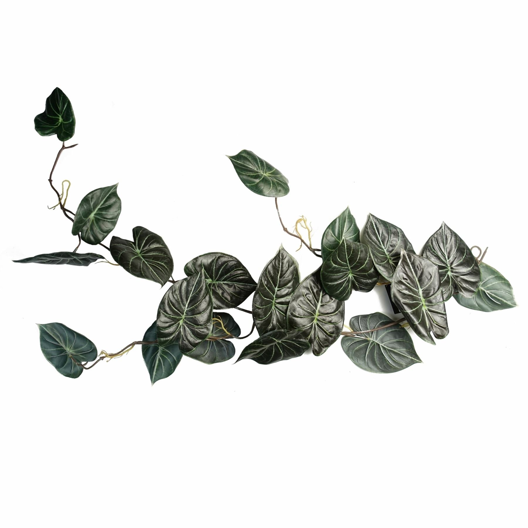 Leaf 120cm Artificial Trailing Hanging Alocasia Plant Realistic Bare Stem