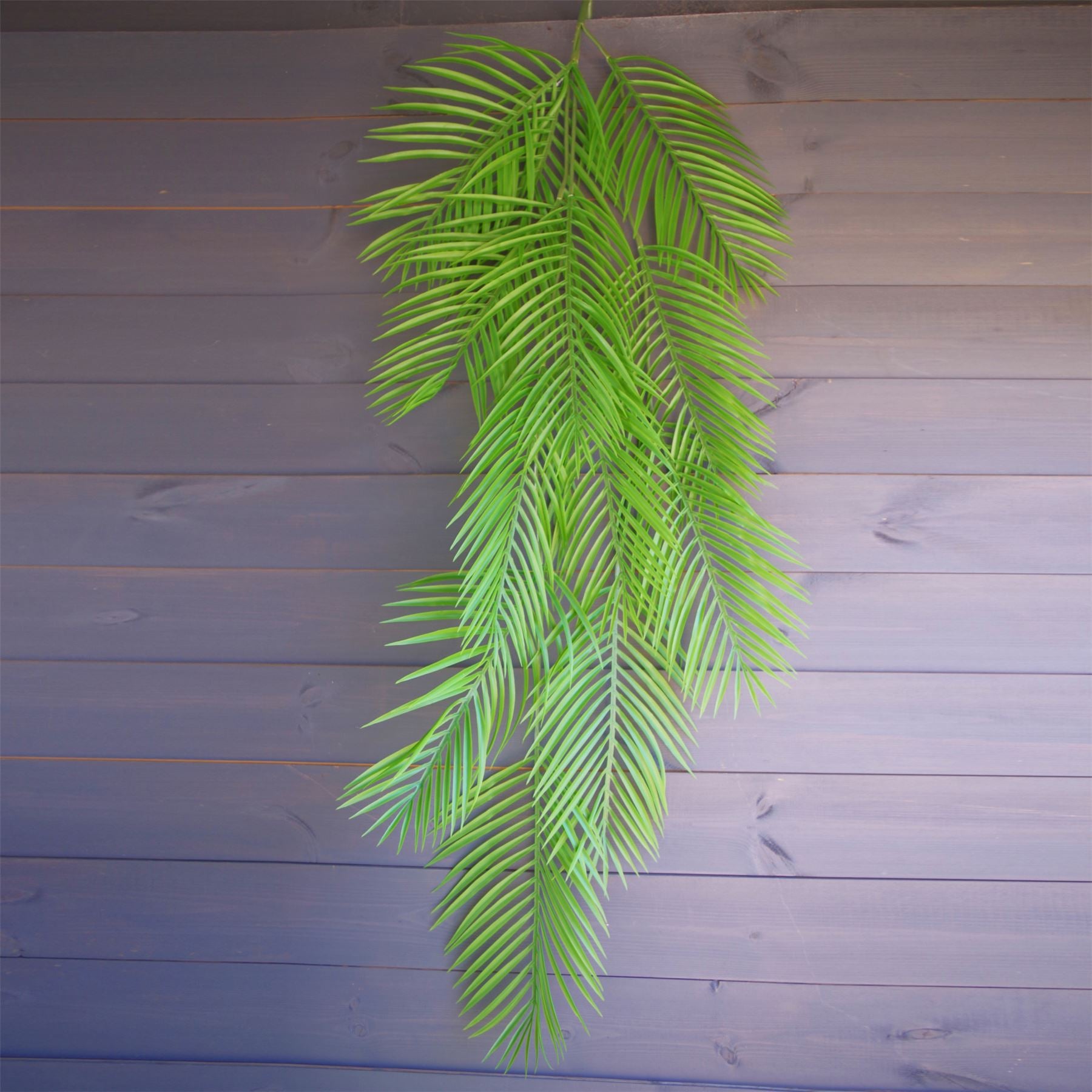 Leaf Pack of 12 Artificial Hanging Palm Plants 120cm