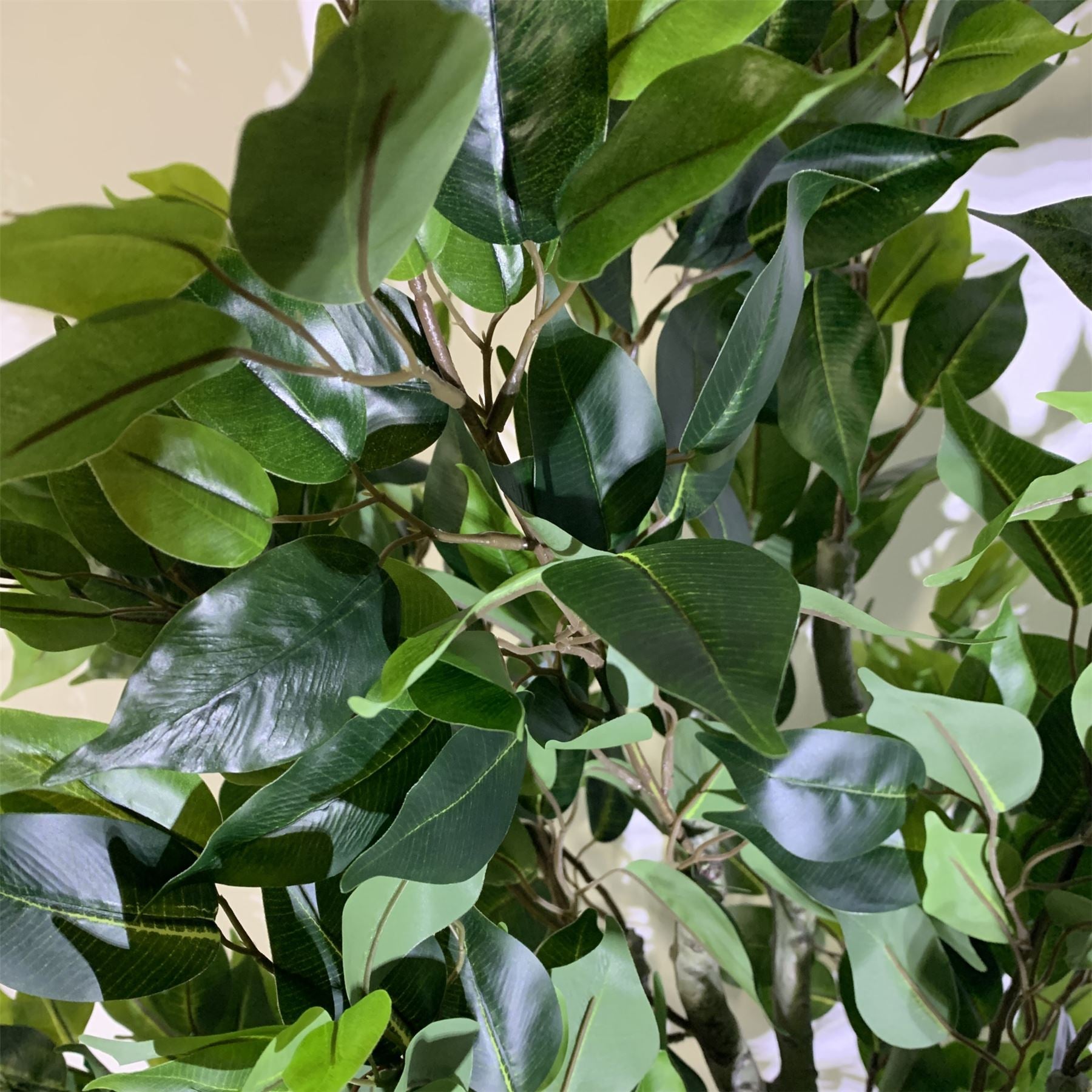 100cm Premium Artificial Ficus Twist Tree with Copper Planter