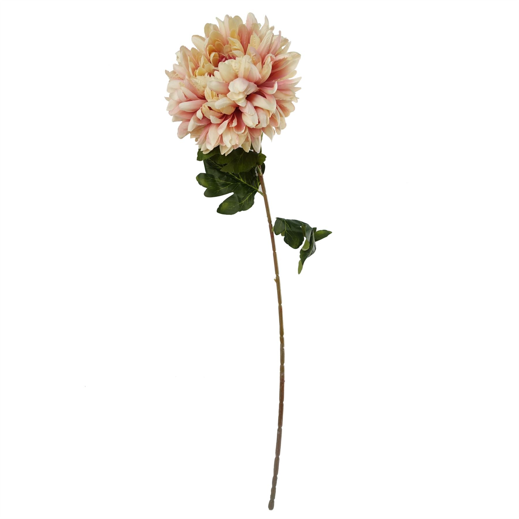 Leaf 75cm Extra Large Pink Reflex Chrysanthemum Silk Flower Stem