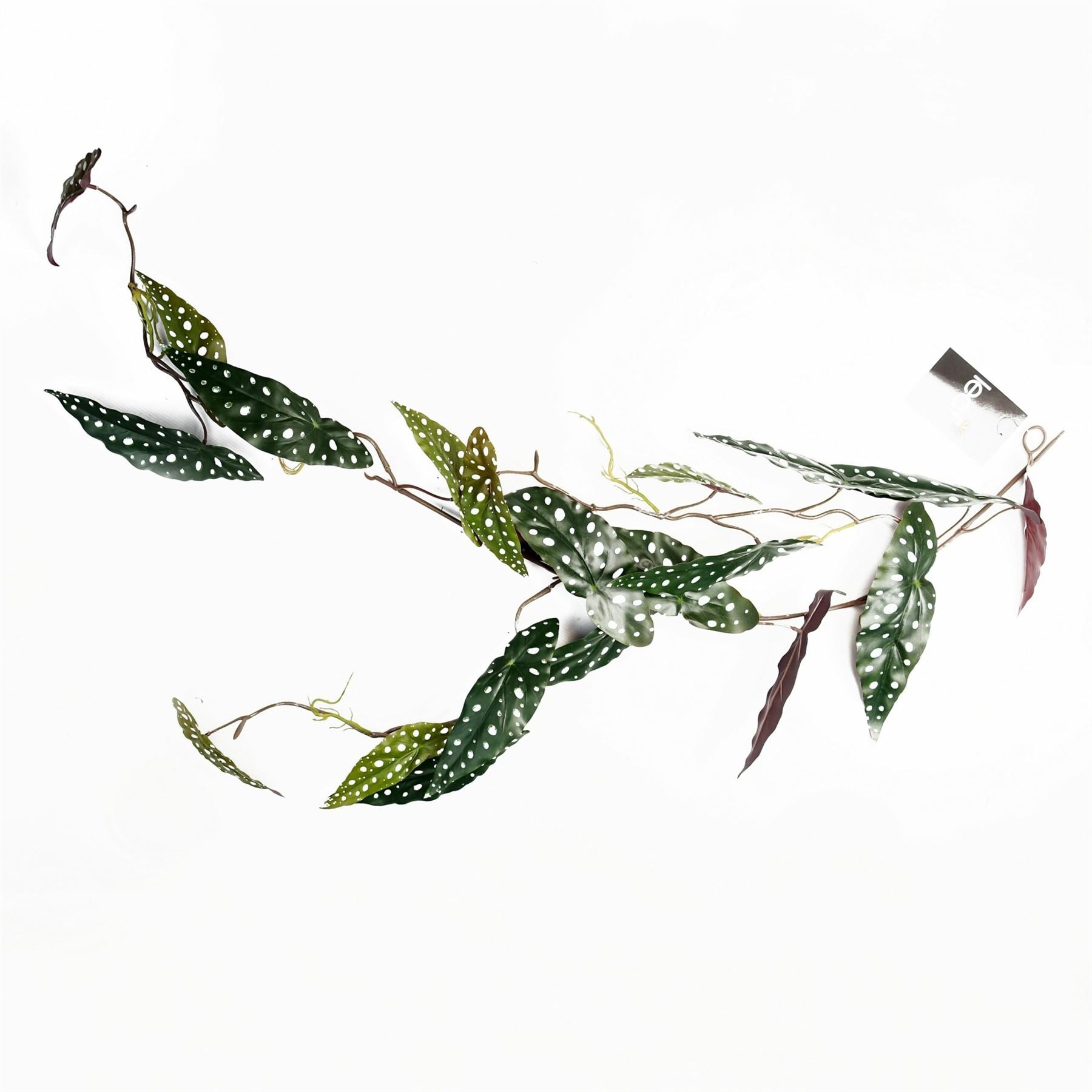 Leaf 110cm Artificial Trailing Hanging Begonia Maculata Spotted Plant Realistic