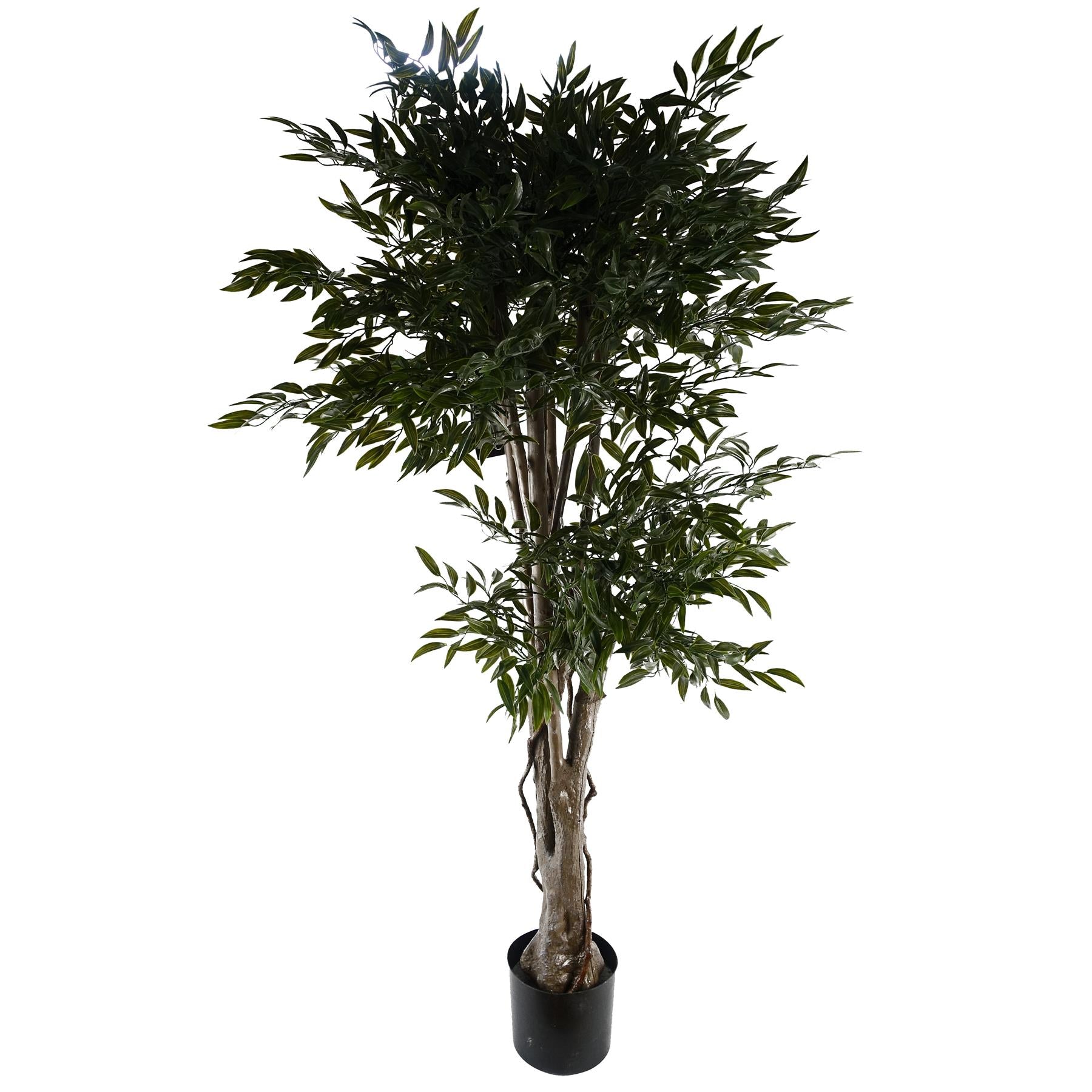 Leaf 140cm UV Protected Artificial Japanese Ruscus Tree, 2716 Leaves, Potted