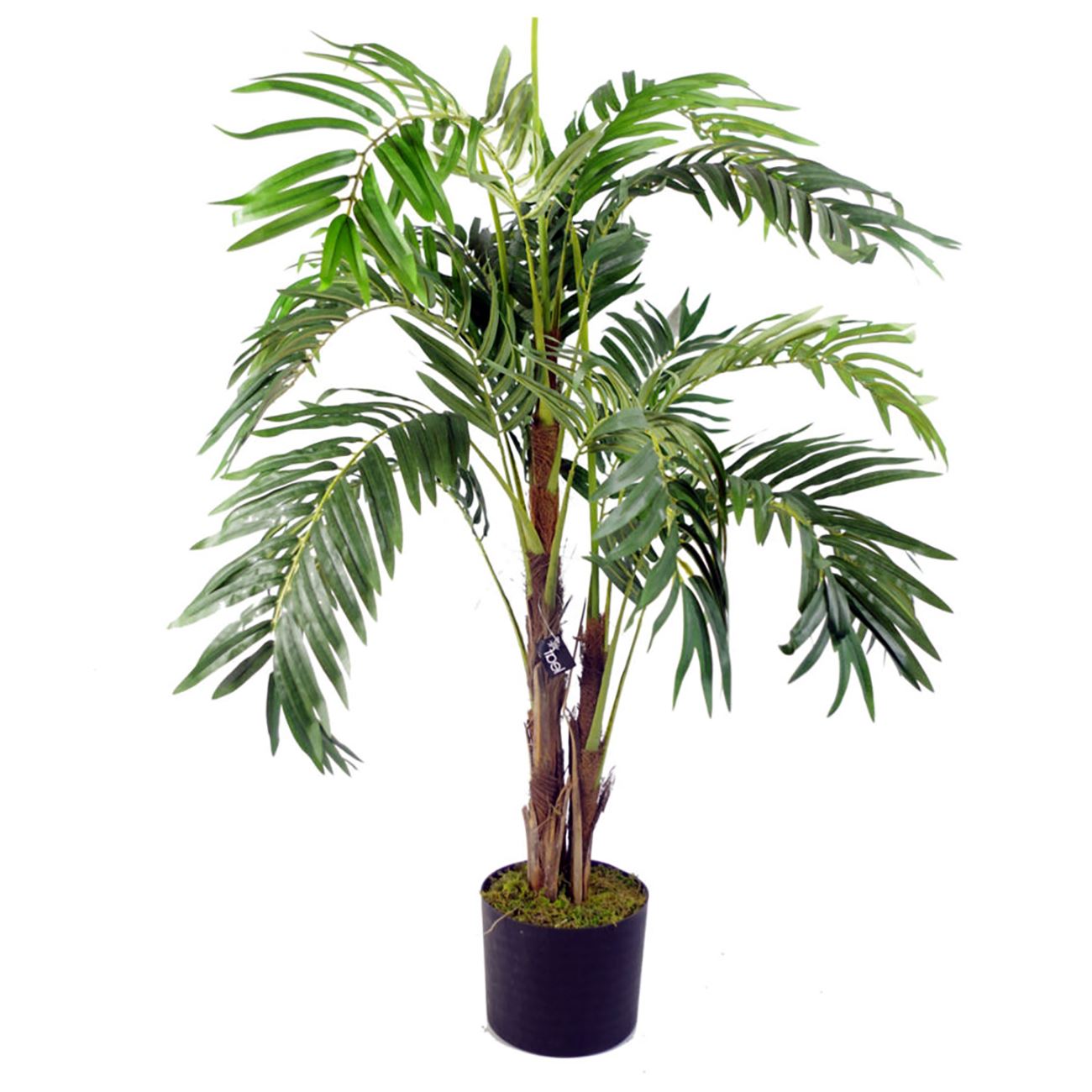 Leaf 120cm Artificial Palm Tree, Natural Green Fronds