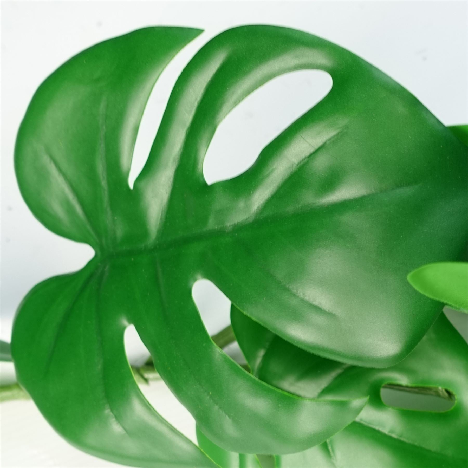 Leaf Pack of 6 Artificial Trailing Monstera Hanging Plant, 180cm