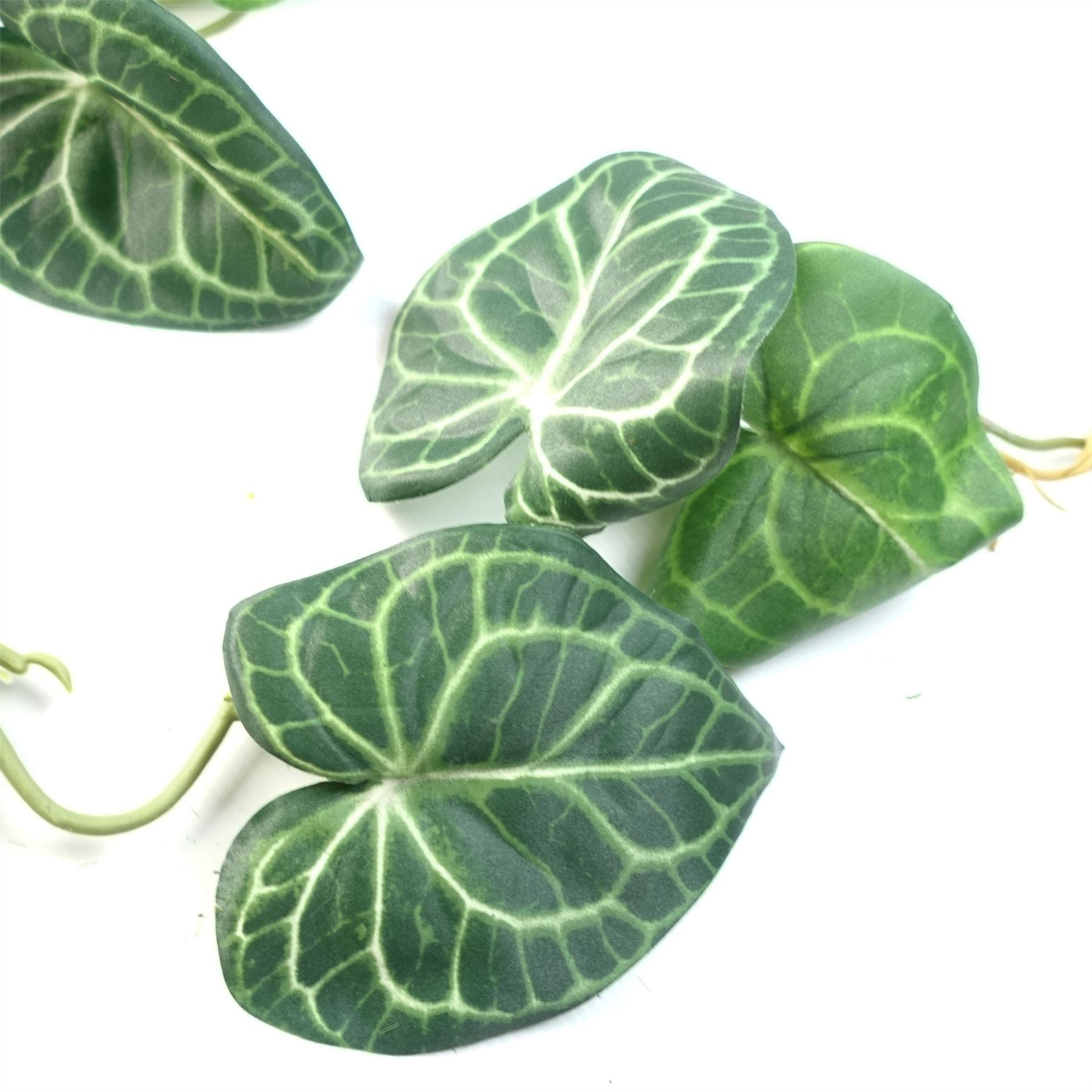 Leaf Pack of 6 Artificial Hanging Trailing Rounded Ivy Plants 100cm