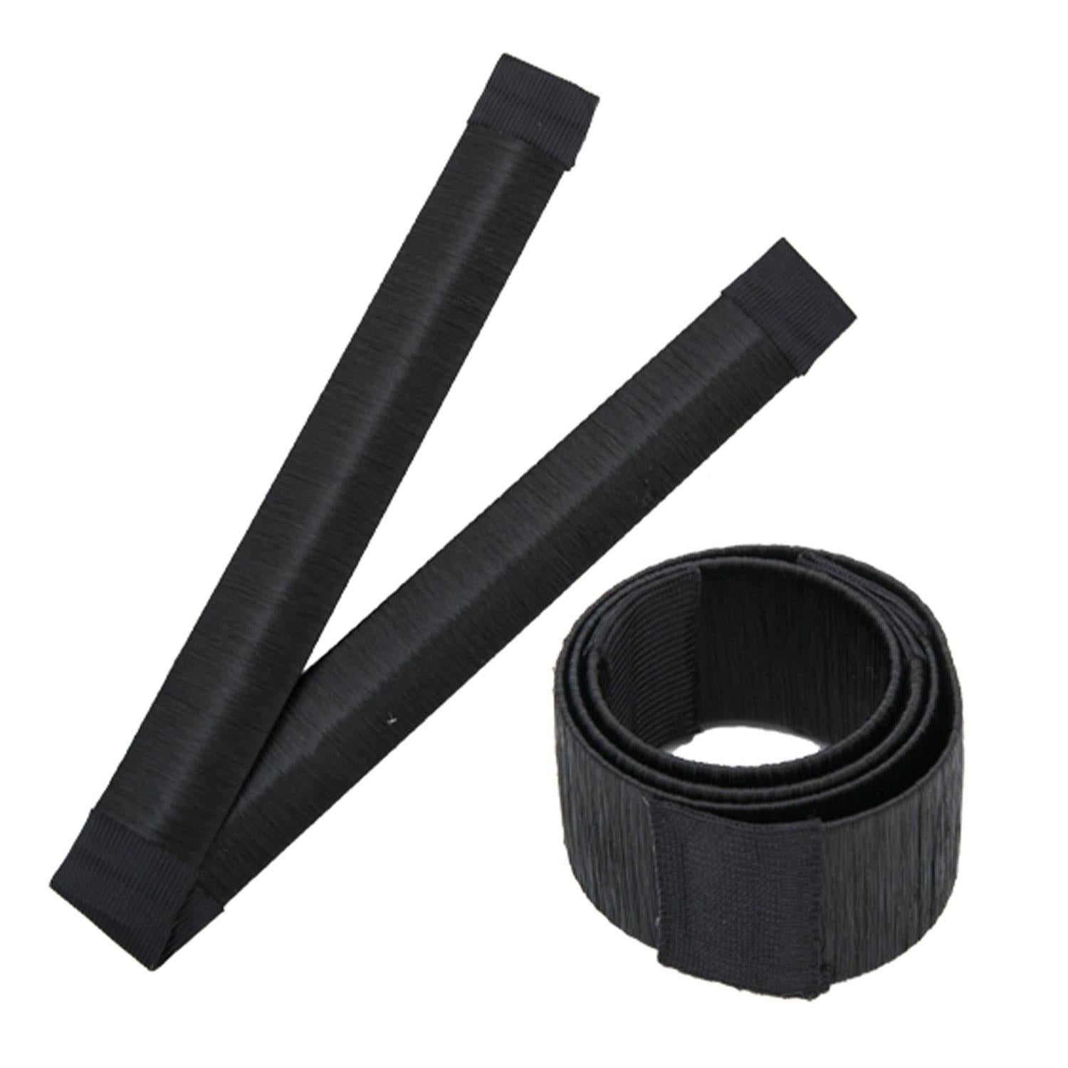 Aquarius Woman Hair Bun Maker Donut, Lightweight and Portable, Black