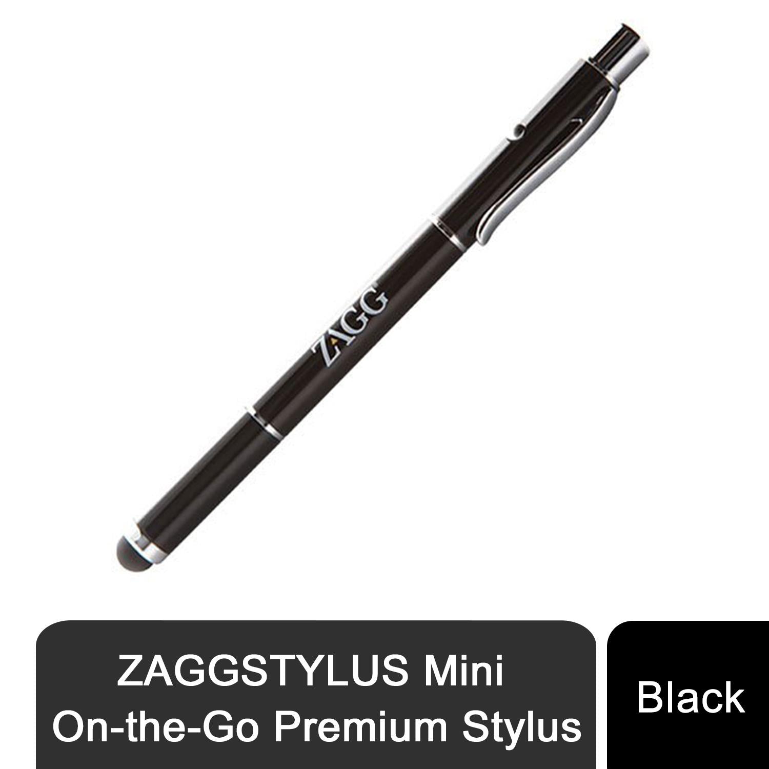 ZAGG Stylus Mini Ultra-Thin Premium Stylus Pen for Tablets, Smartphones & Capacitive Touch Screens, Black