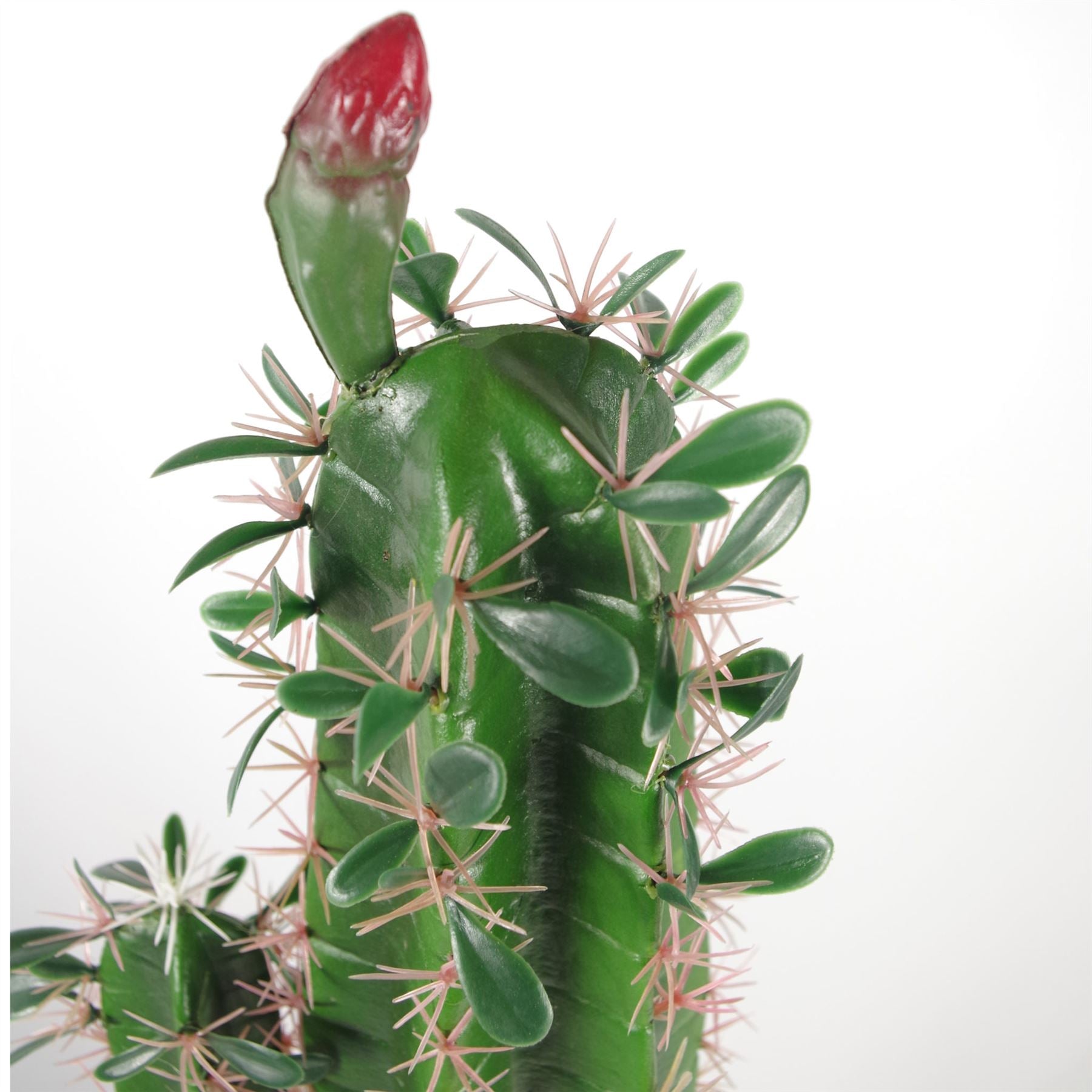 Leaf 110cm Premium Artificial Cactus with Weighted Black Pot