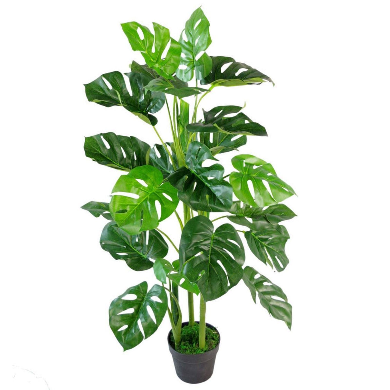 Leaf Design UK 100cm Realistic Artificial Monstera Cheese Plant with Wired Stems