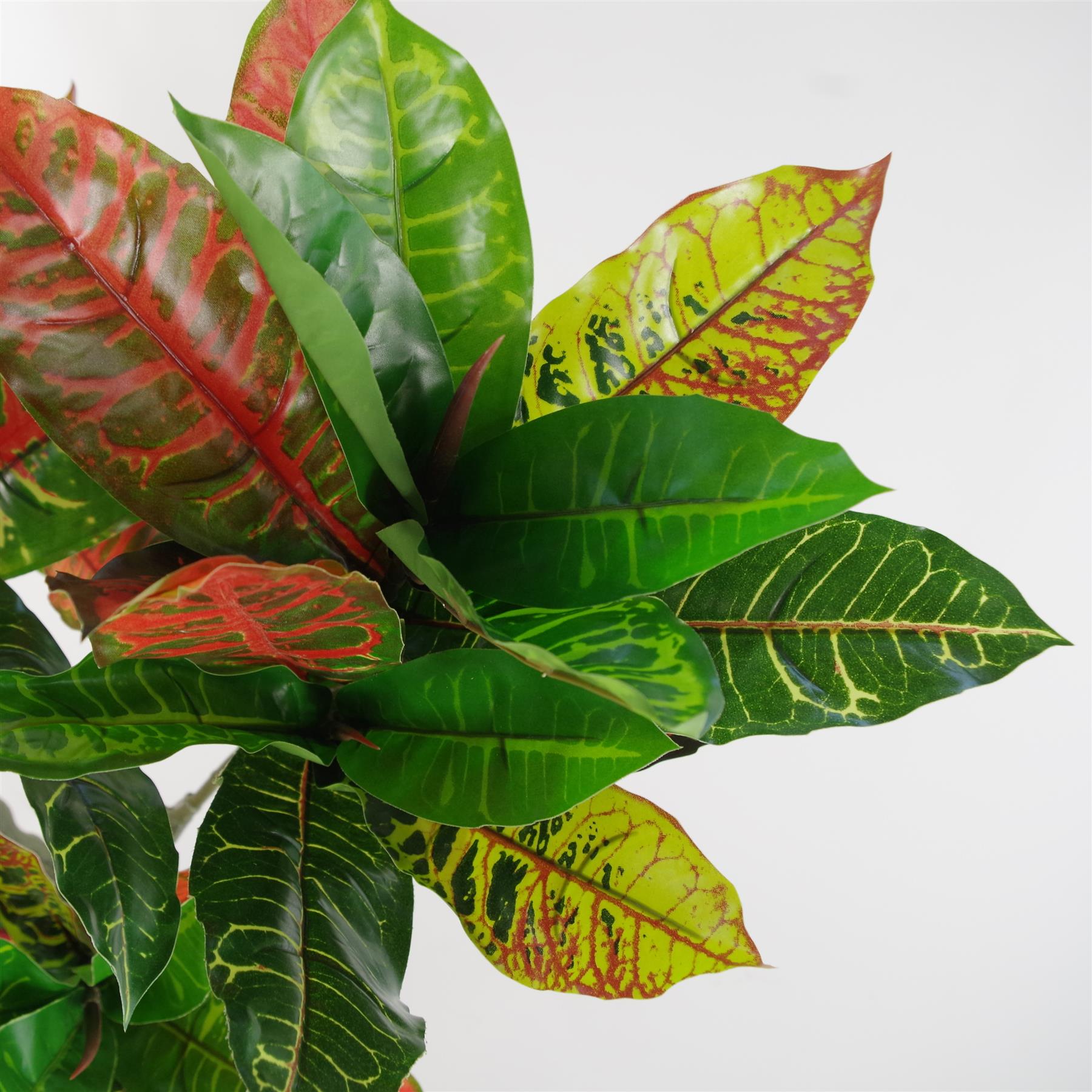 130cm Artificial Codiaeum Variegatum Multicoloured House Plant