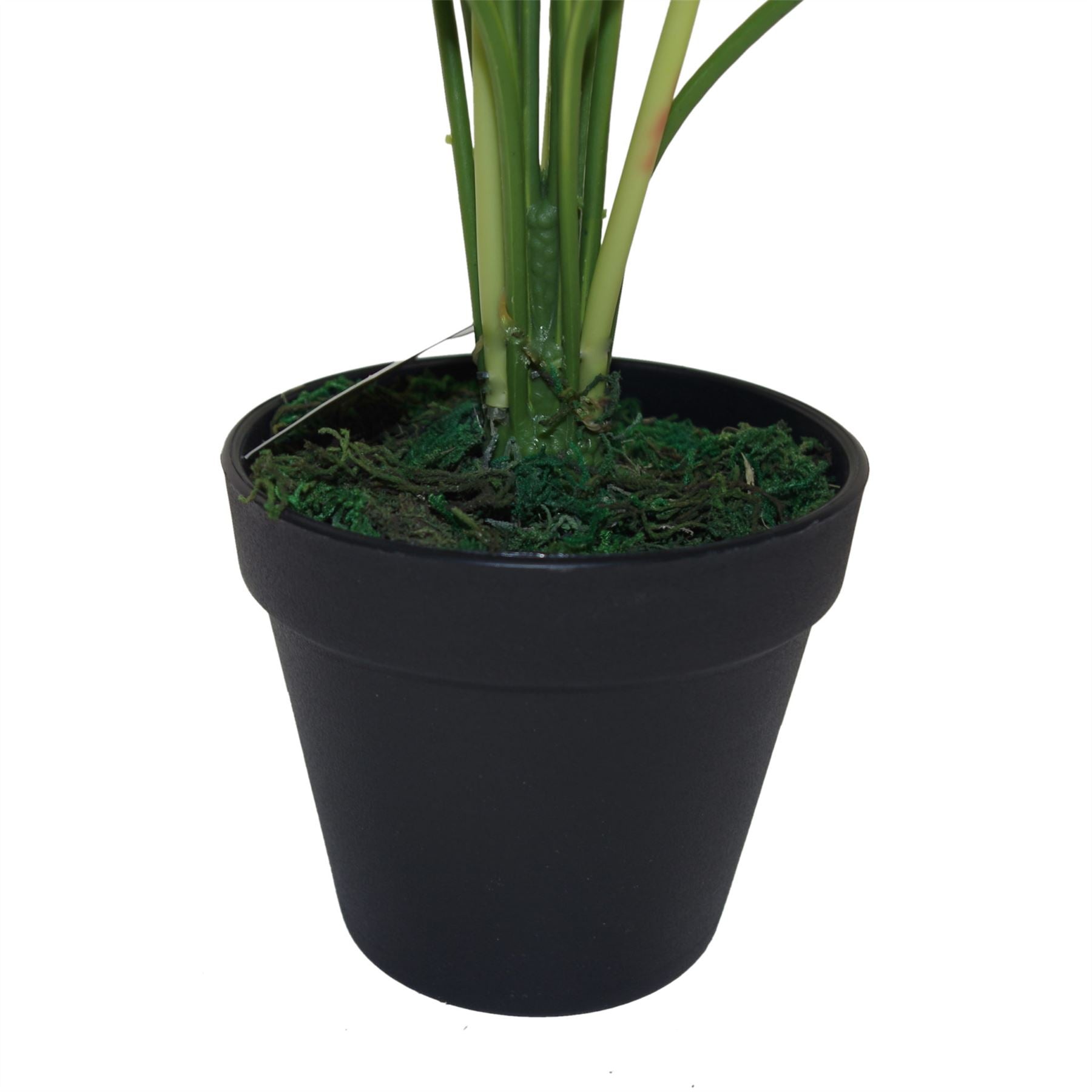 60cm Artificial Devil’s Ivy (Scindapsus Aureus) Ready Potted Houseplant with Variegated Leaves