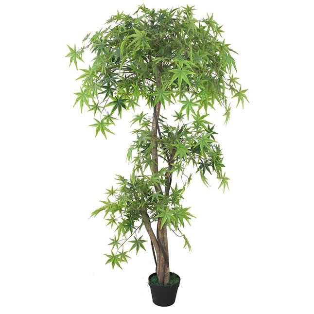 Leaf 150cm Artificial Japanese Maple Tree in Weighted Plastic Pot
