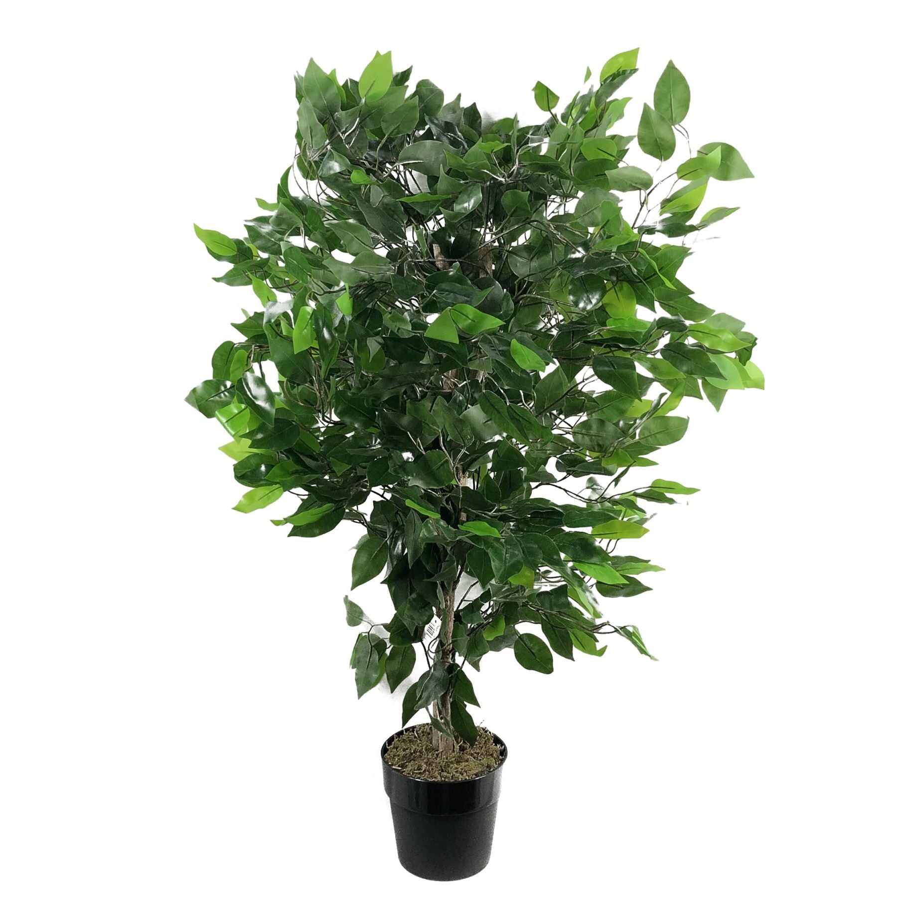 Leaf 90cm Artificial Ficus Tree - Bushy Potted Faux Plant for Home and Commercial Use