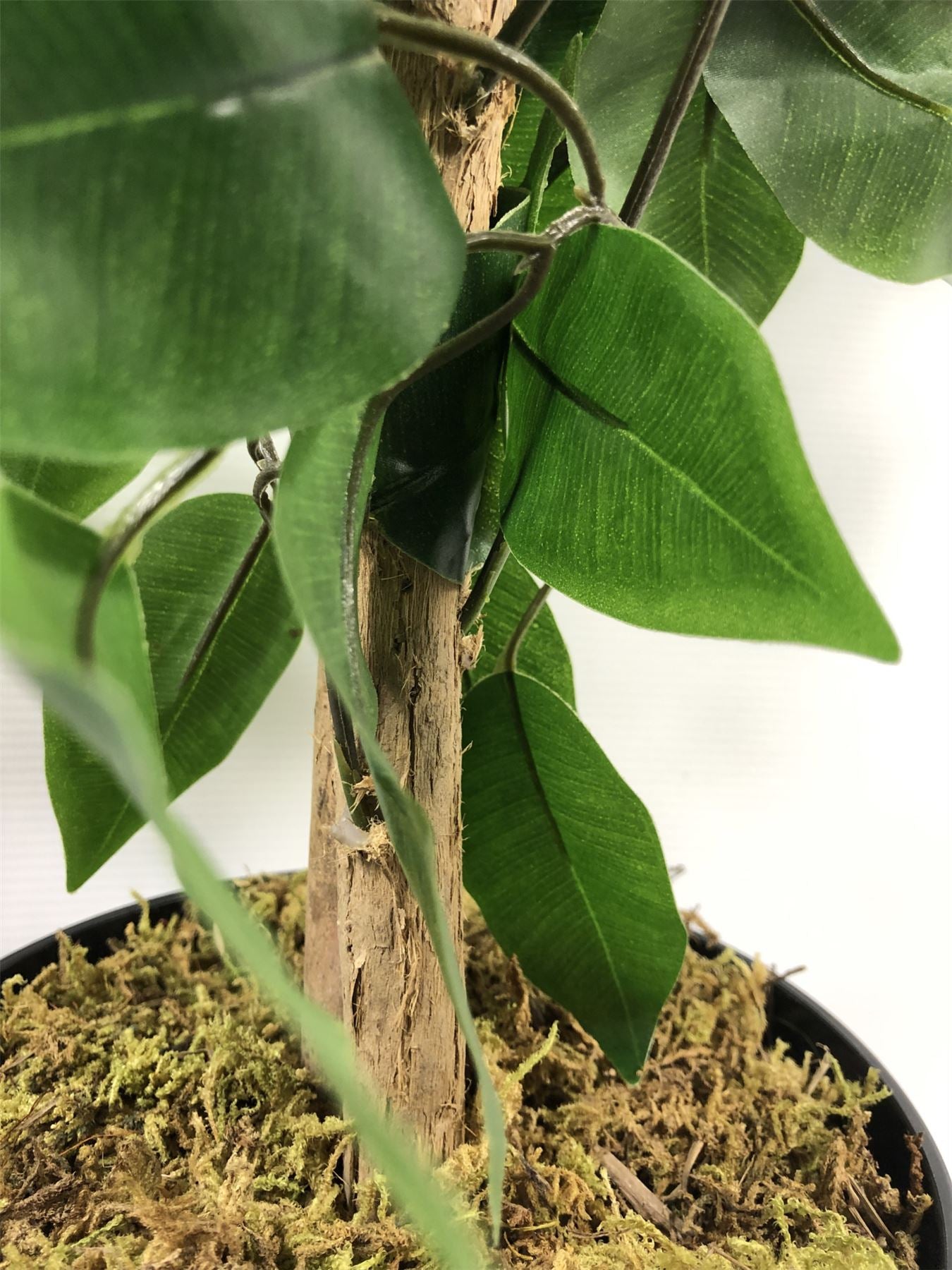 Leaf 90cm Artificial Ficus Tree - Bushy Potted Faux Plant for Home and Commercial Use