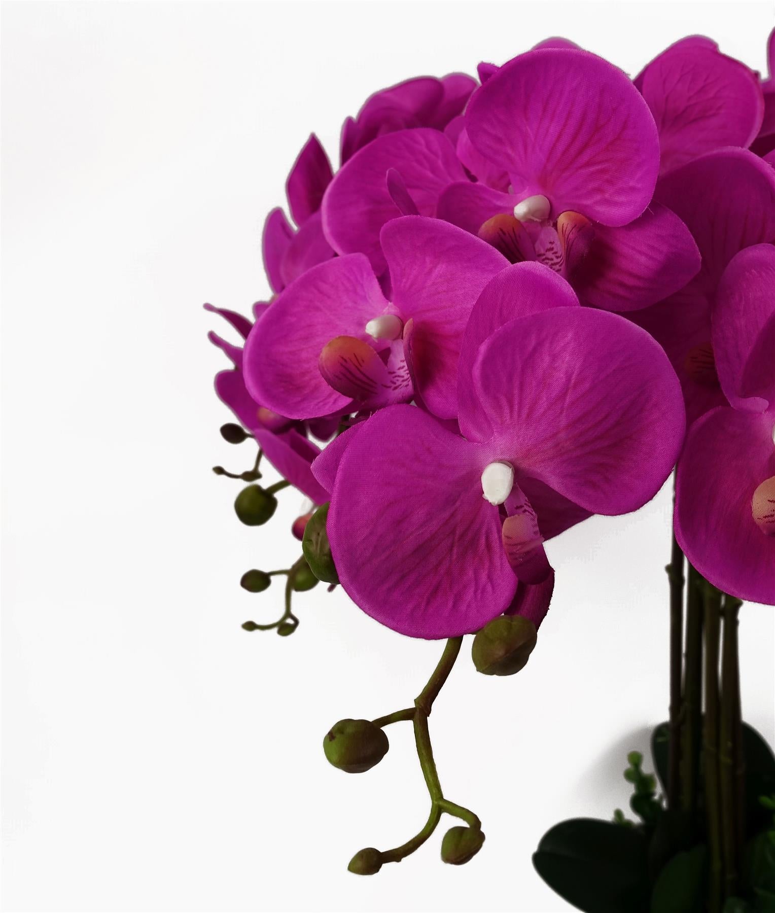 Leaf 85cm Artificial Deluxe XL Orchid Dark Pink