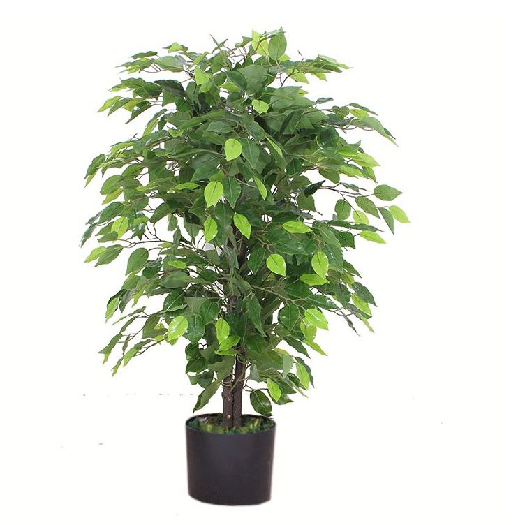 90cm Artificial Ficus Tree Plant, Large Bushy Shape, Realistic Indoor Decorative Tree