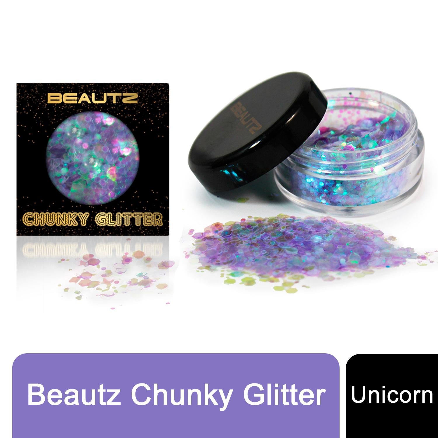 Beautz Chunky Cosmetic Glitter, 10ml Pot, 5g