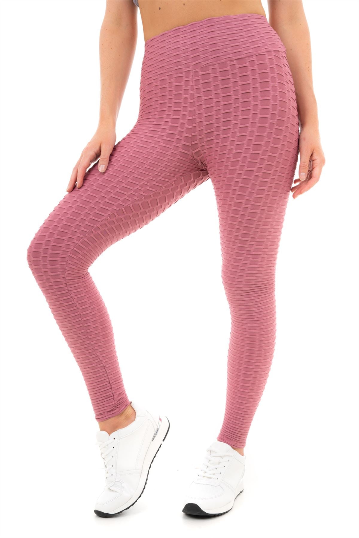 M17 Women's Solid Honeycomb Seamless Sports Leggings