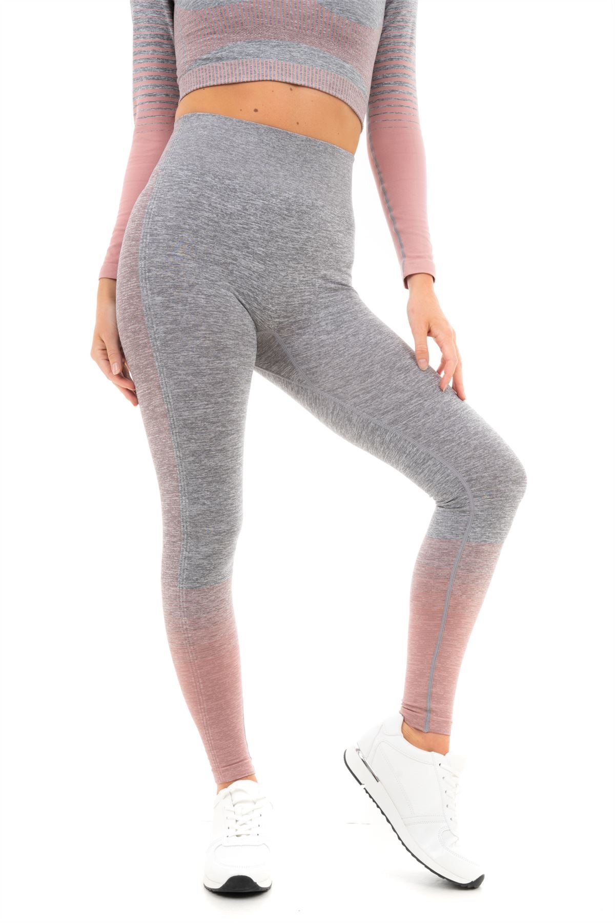 Women's Gradient Stripe Seamless Leggings