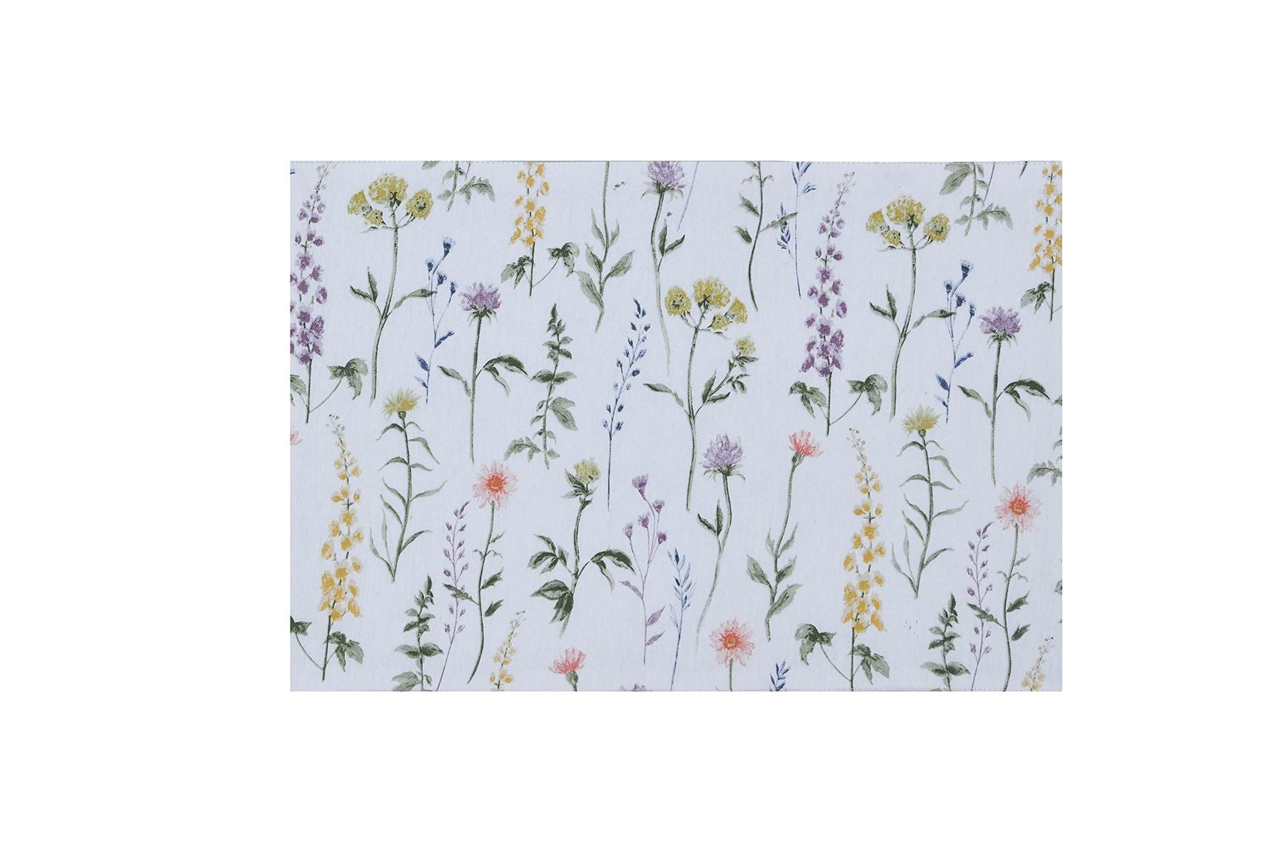 Meadow Floral Set of 4 Printed Cotton Table Napkins