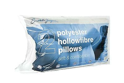 Sarah Jayne 500g Hollow Fibre Filled Pillow Pair