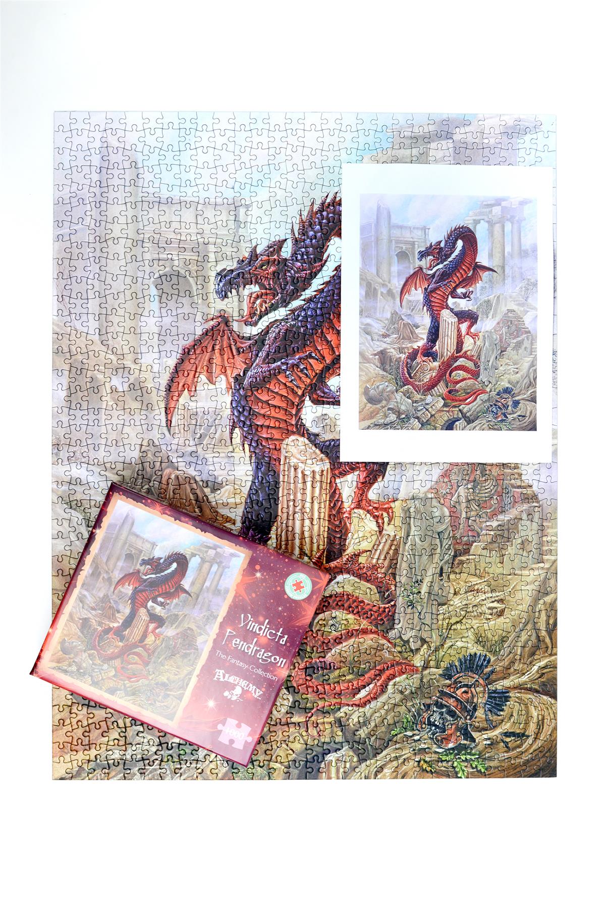 Alchemy Vindicta Pendragon 1000 Piece Dragon Jigsaw Puzzle