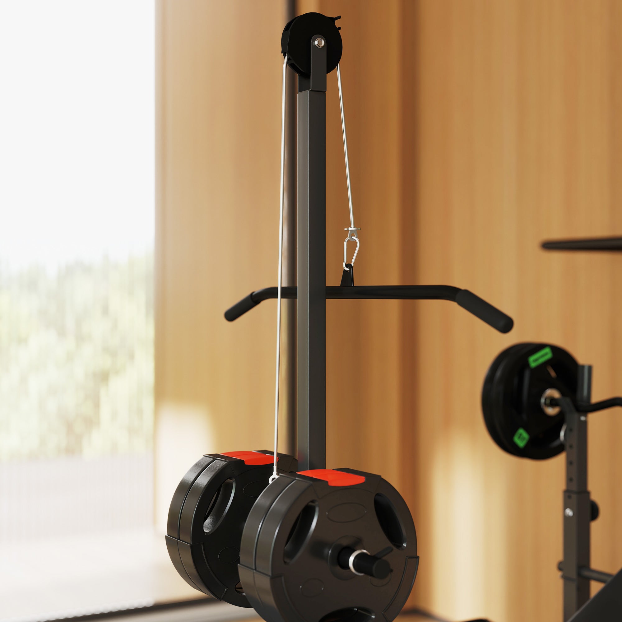 SPORTNOW Adjustable Weight Bench with Bench Press Rack