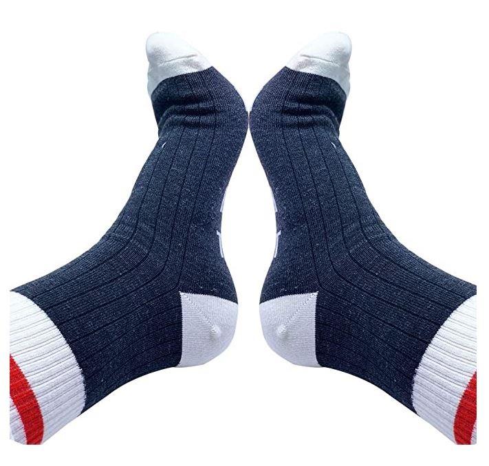 Vinsani Bring Me a Glass of Wine Slogan Calf Socks, UK 4-10, Unisex, Machine Washable