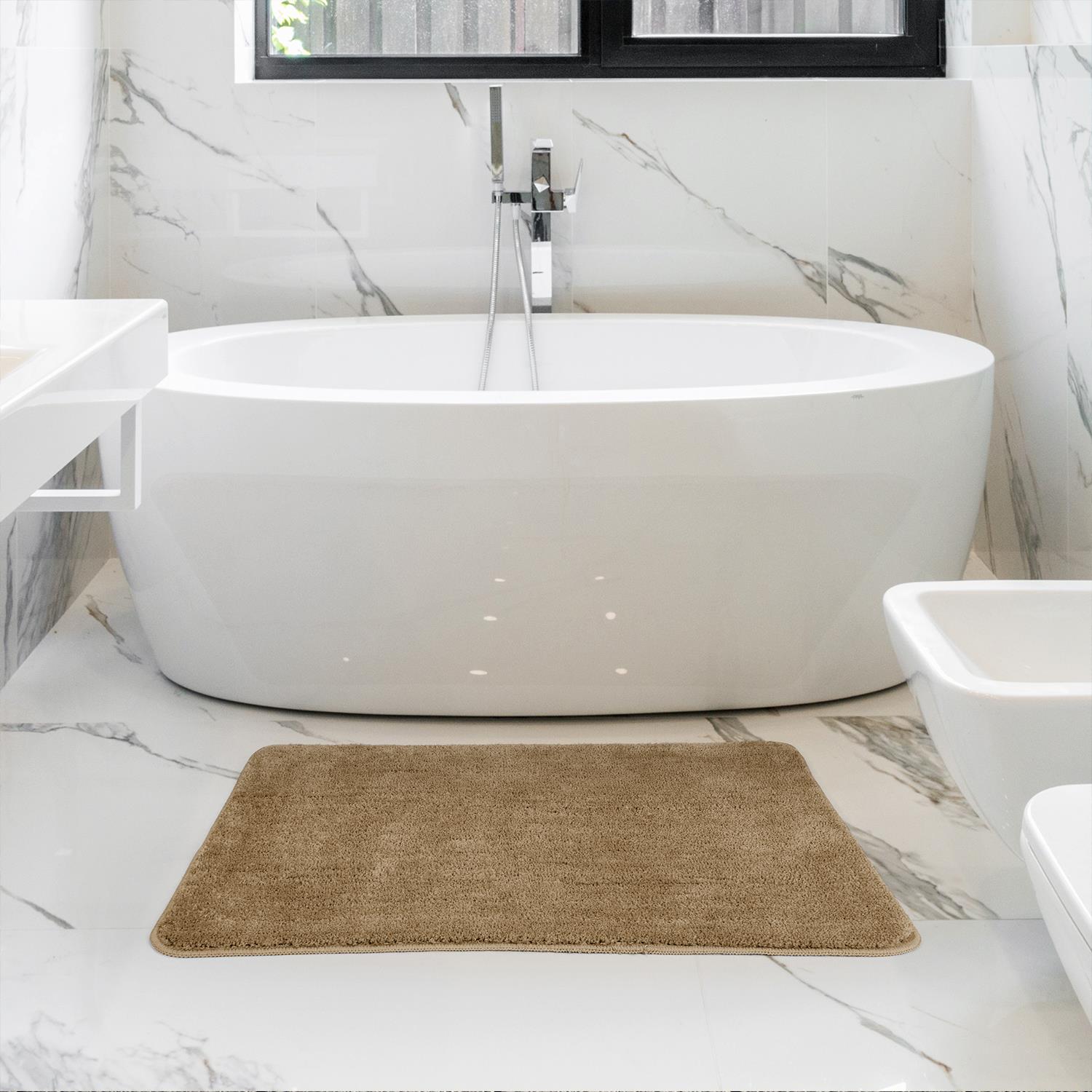Vinsani Ultra Soft Bath Mat 50x80cm Beige