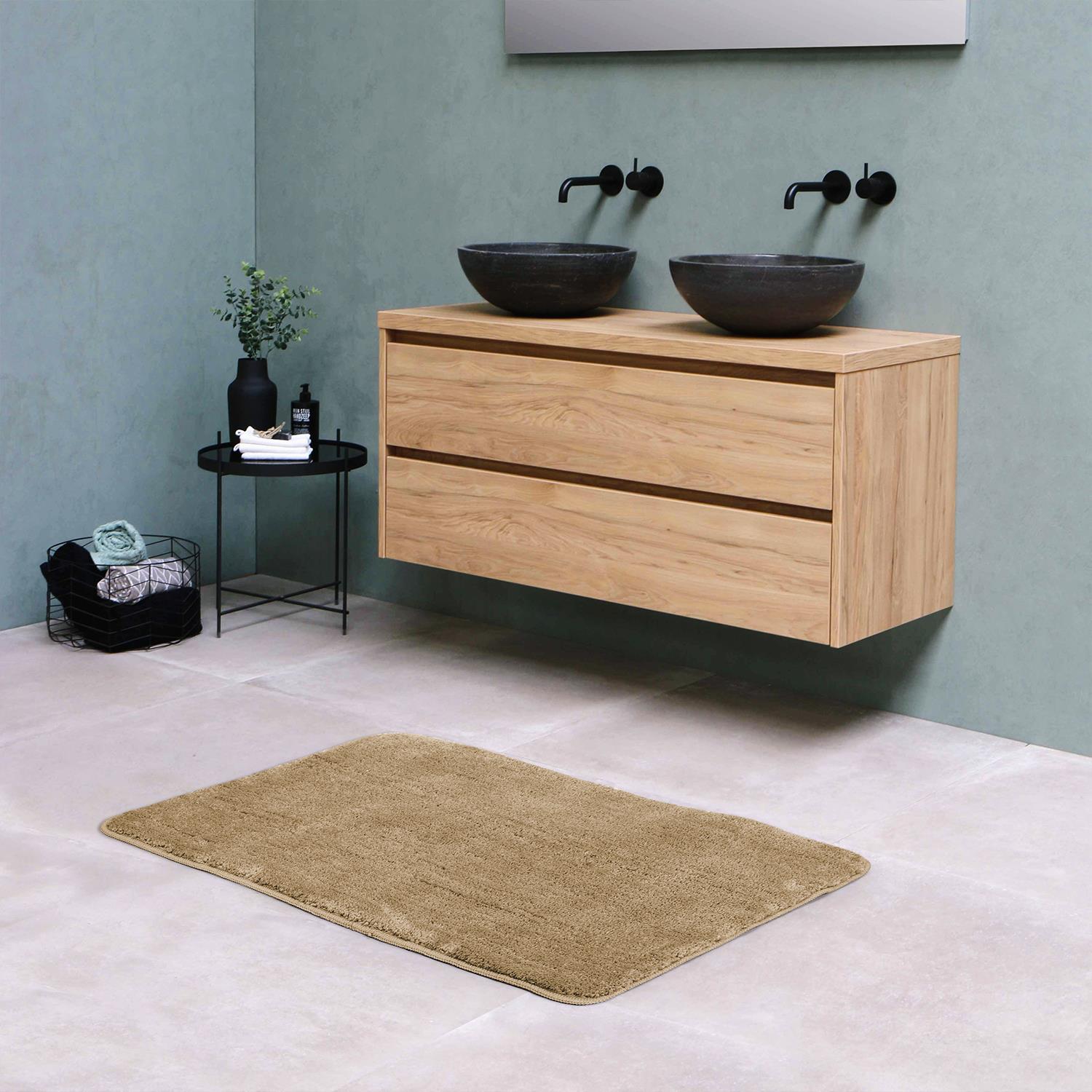 Vinsani Ultra Soft Bath Mat 50x80cm Beige
