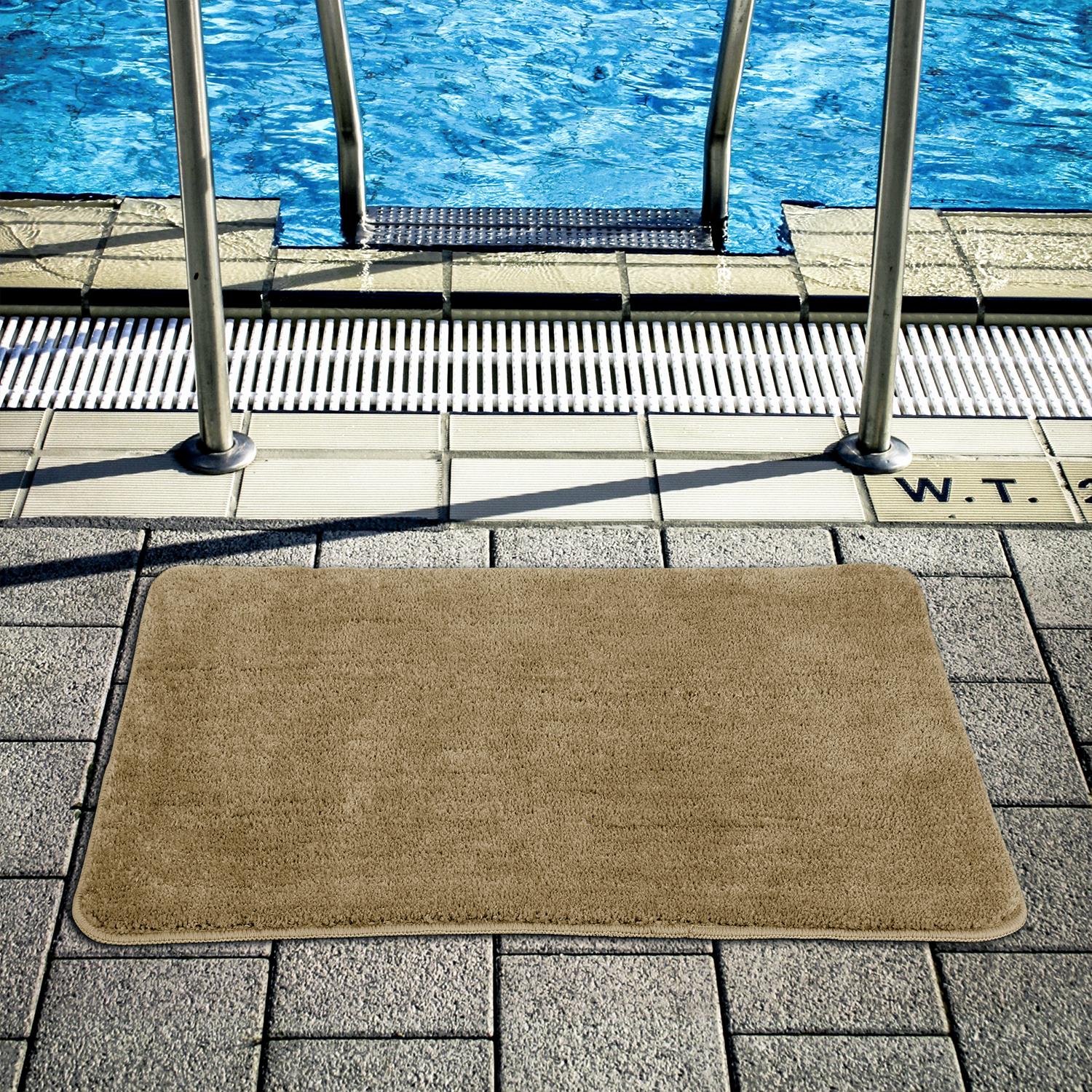 Vinsani Ultra Soft Bath Mat 50x80cm Beige