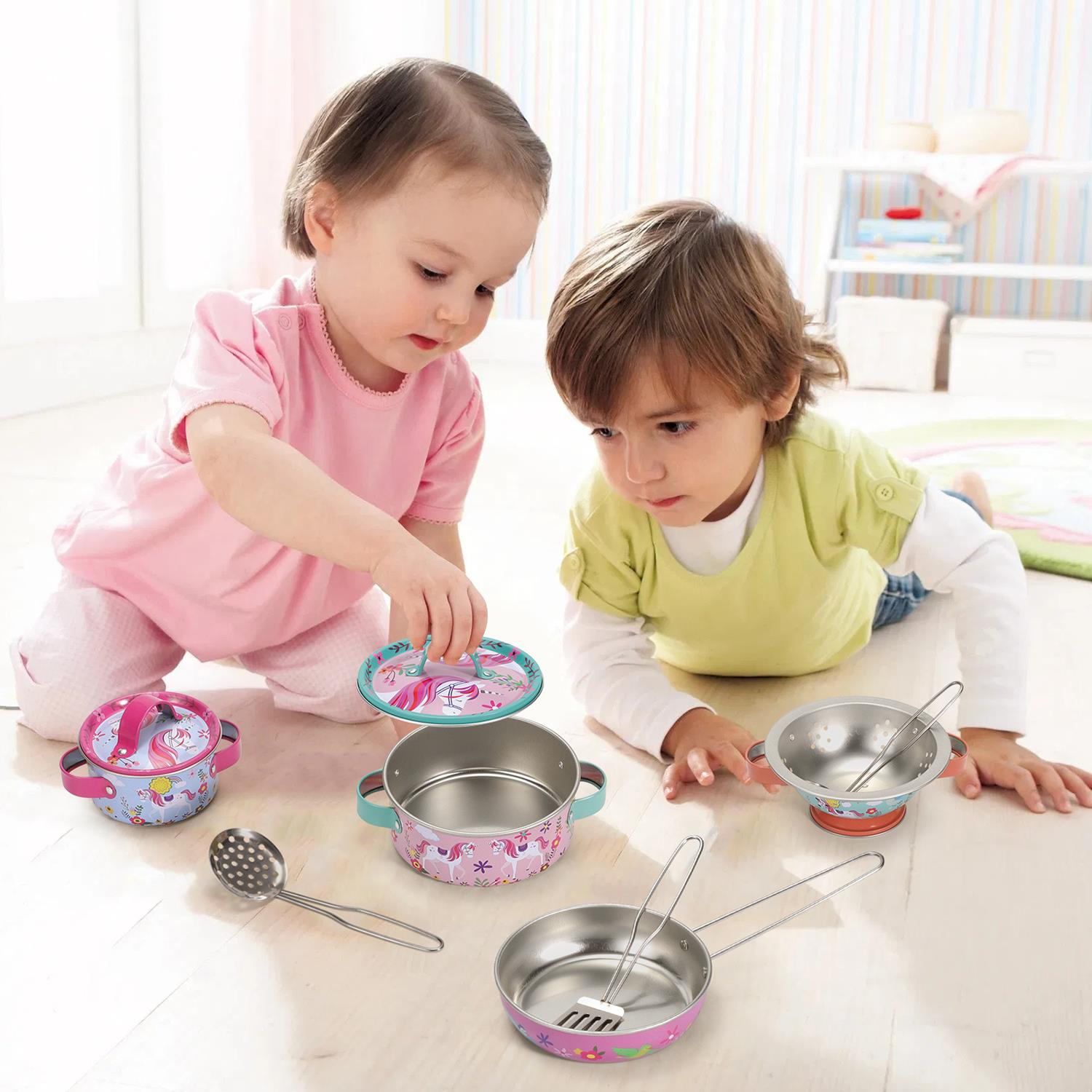 SOKA Play Imagine Learn Unicorn Kitchenware Set for Kids Toy Playset
