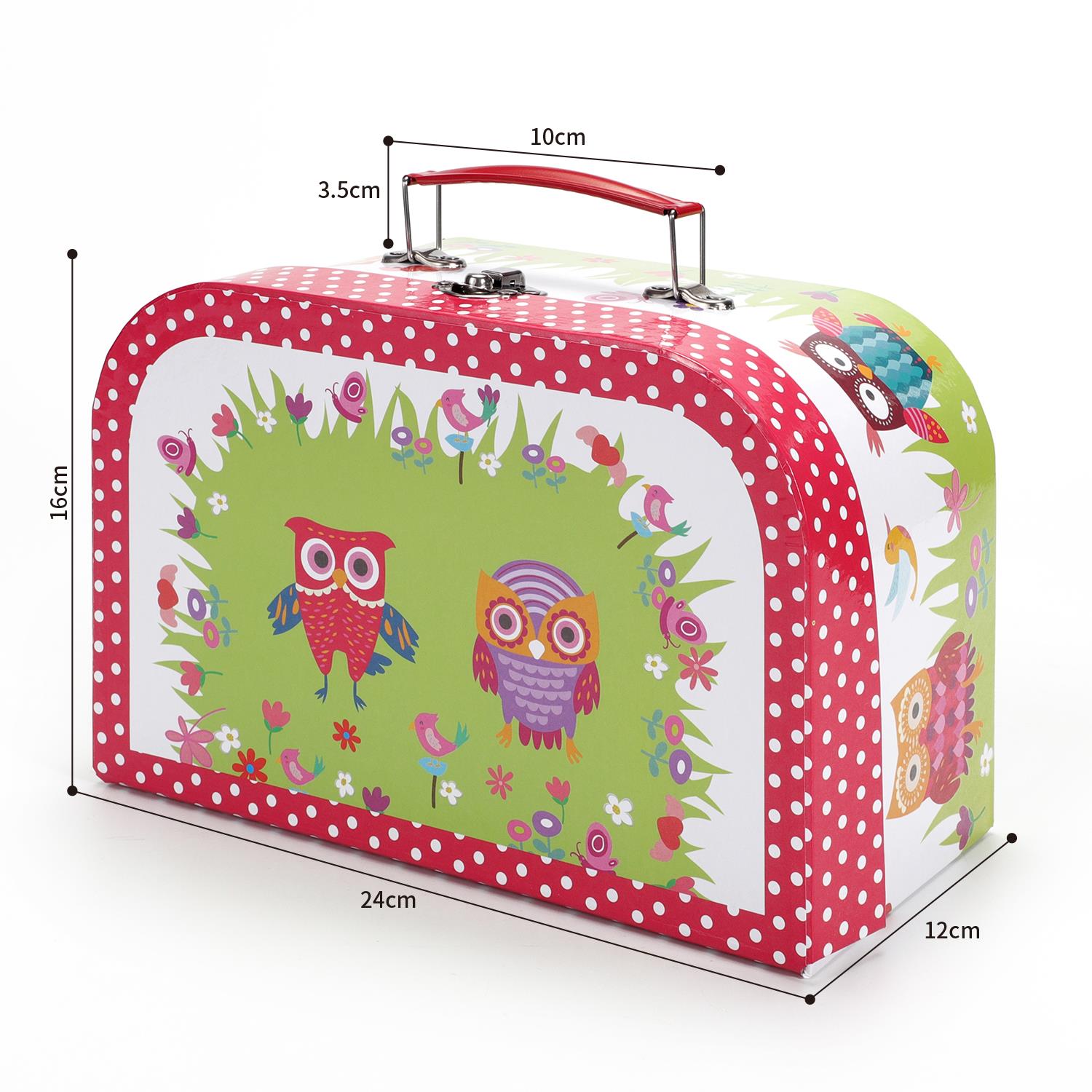 SOKA 10 Piece Kids Kitchenware Set with Animals Illustrations and Carry Case