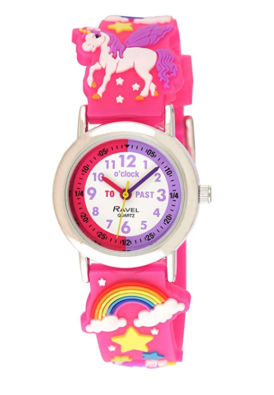 Ravel Girls Unicorn 3D Time Teacher Quartz Watch