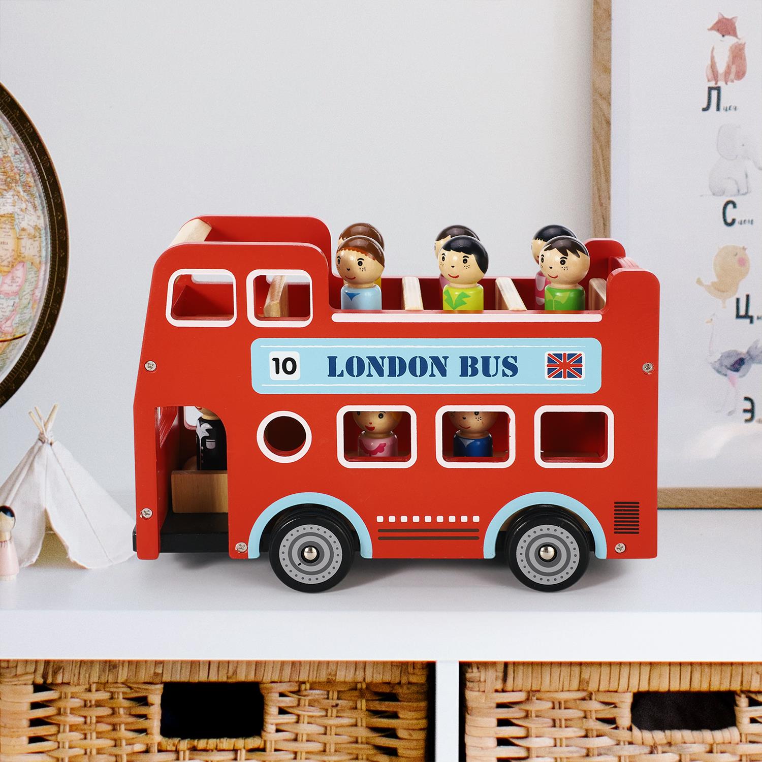 SOKA Play Imagine Learn Double-Decker London Bus Set