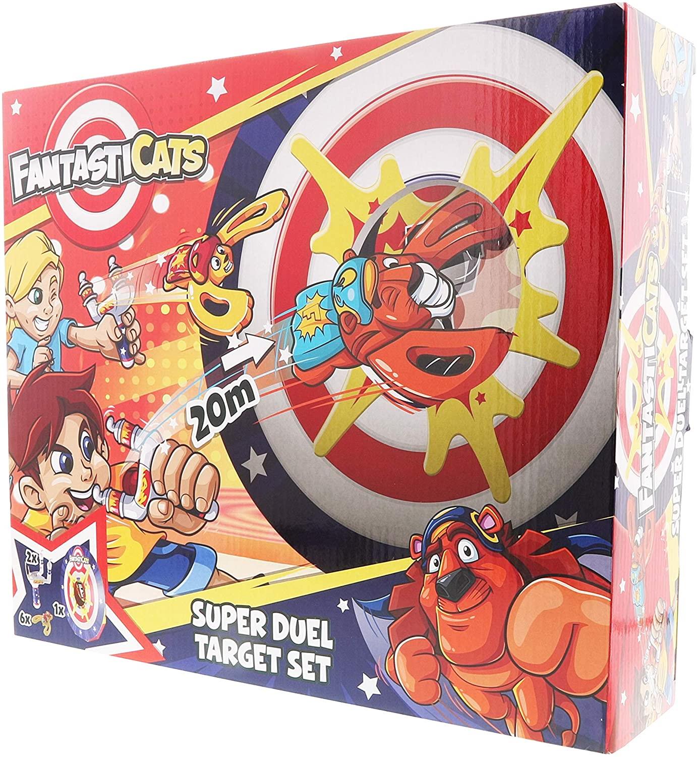 FantasicCats Super Duel Target Set with 2 Slingers and 6 Cats