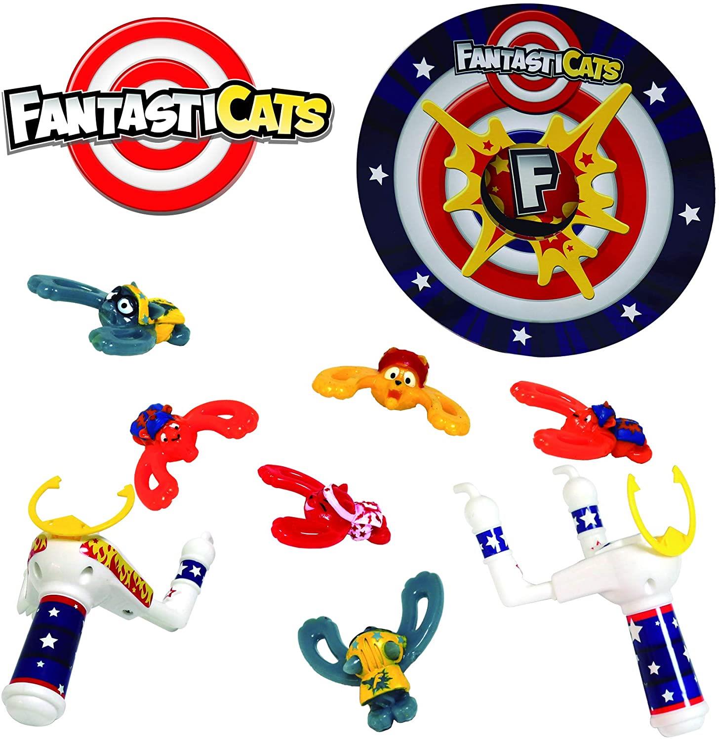 FantasicCats Super Duel Target Set with 2 Slingers and 6 Cats