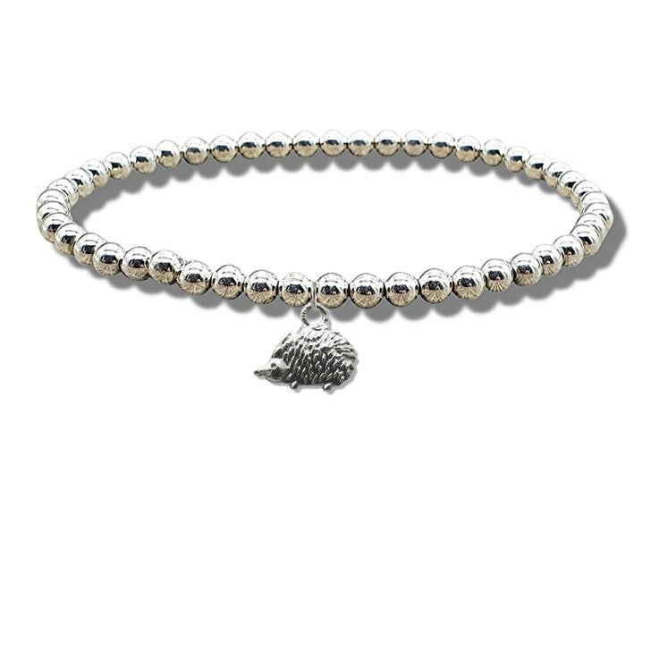 Silver Beaded Hedgehog Bracelet