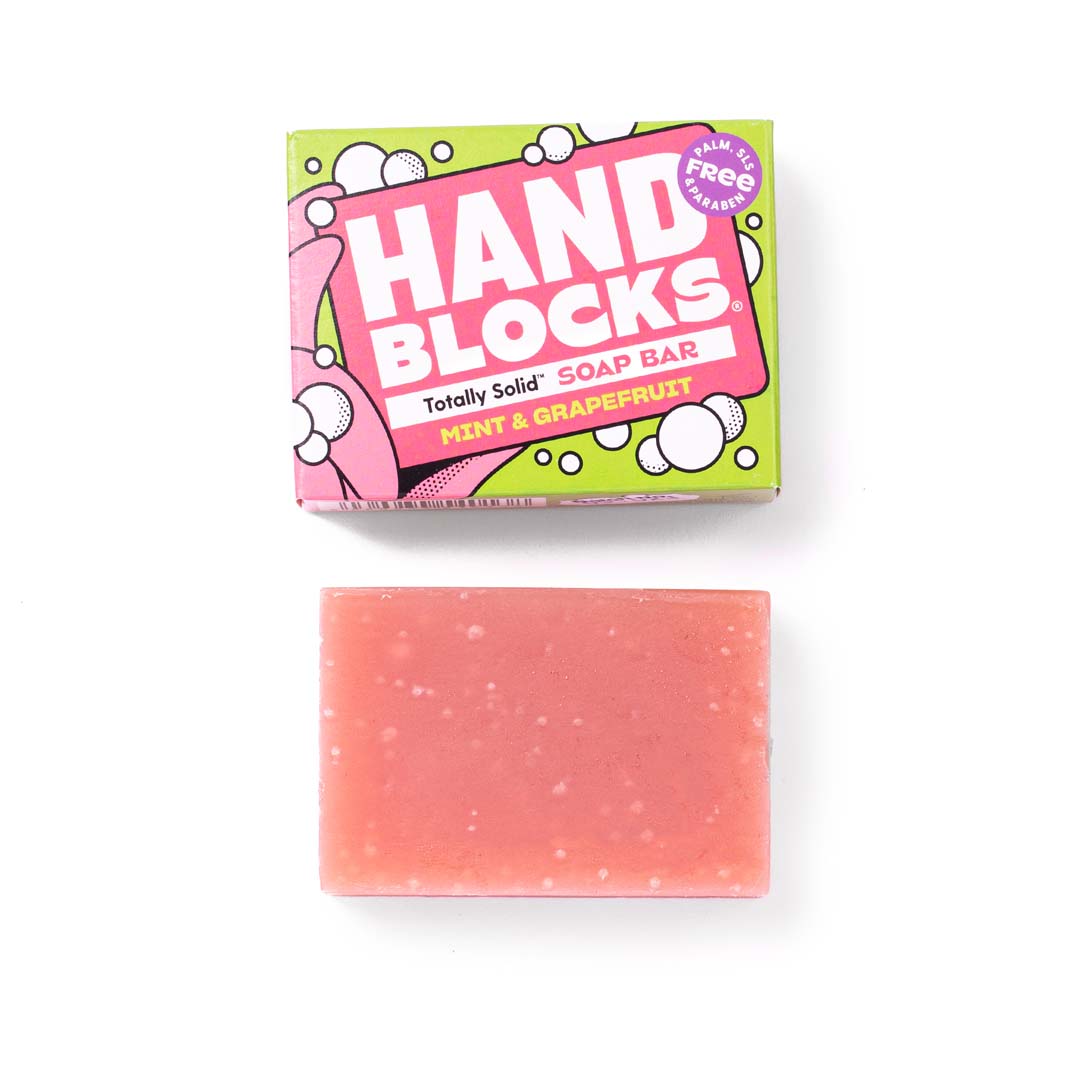 Hand Soap Blocks Solid Shampoo Mint & Grapefruit - Plastic Free Vegan Hand Soap Bars
