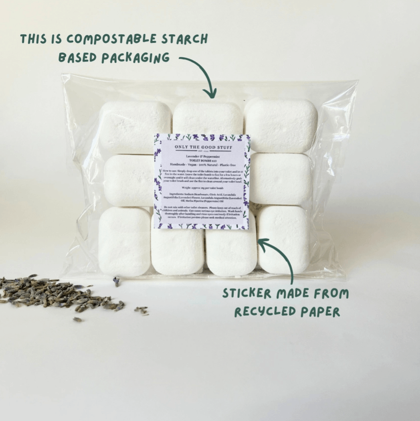 10x Toilet Bombs- Lavender & Peppermint
