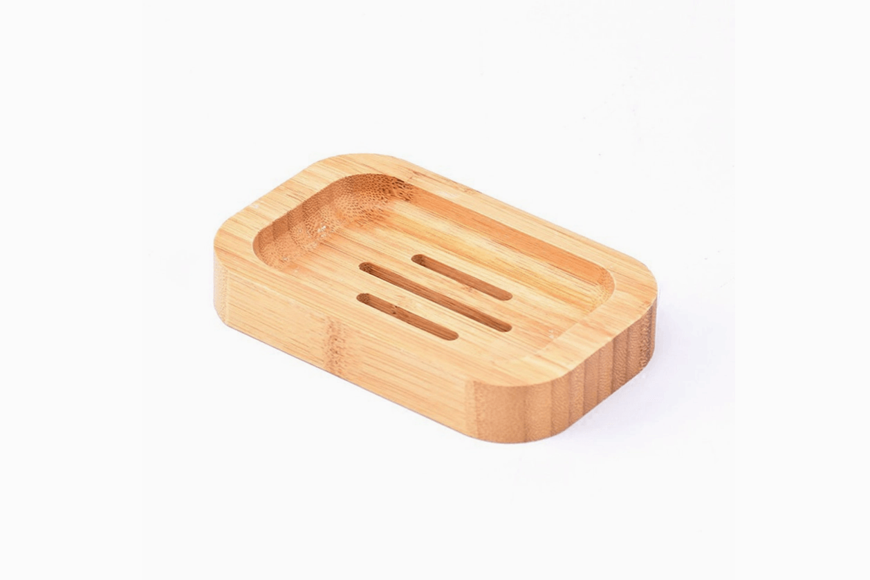 Bamboo Soap Dish - Rectangle - REGN