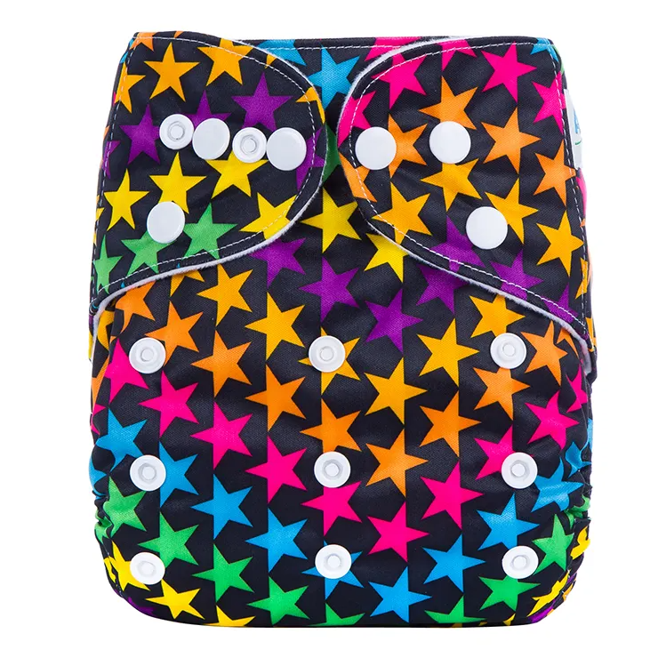 Reusable Baby Cloth Nappies With Insert - Choice of 11 Designs