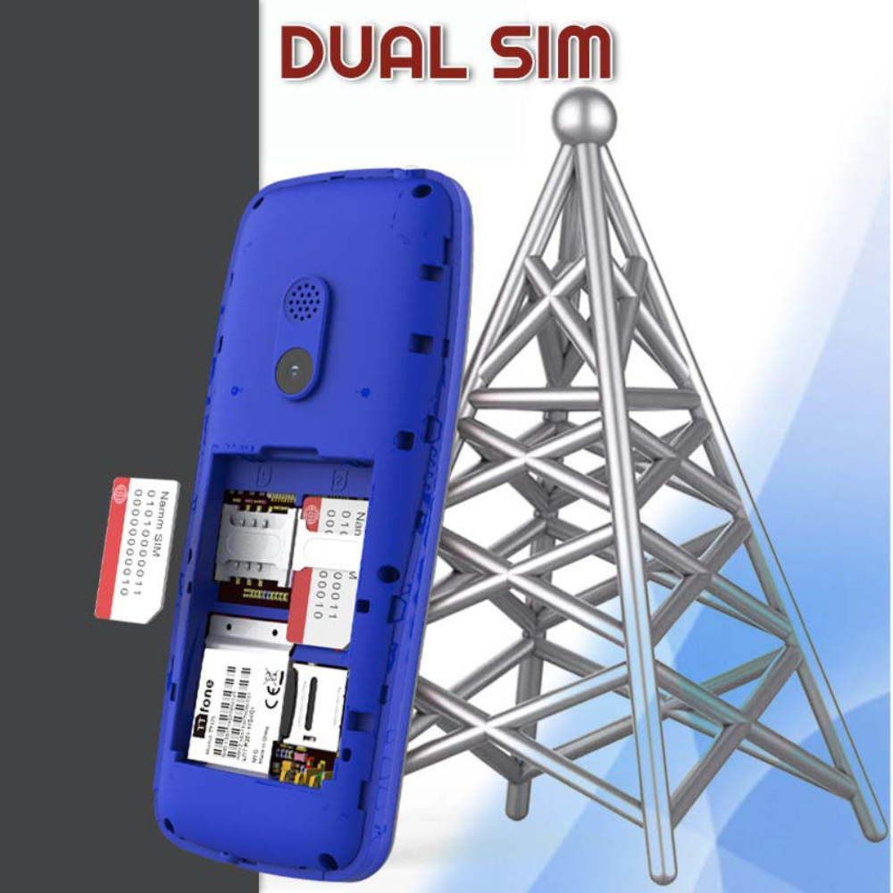 TTfone TT175 2.4inch UK Sim Free Dual Sim Basic Simple Feature Mobile Phone Unlocked with camera Torch Media Games with Mains Charger