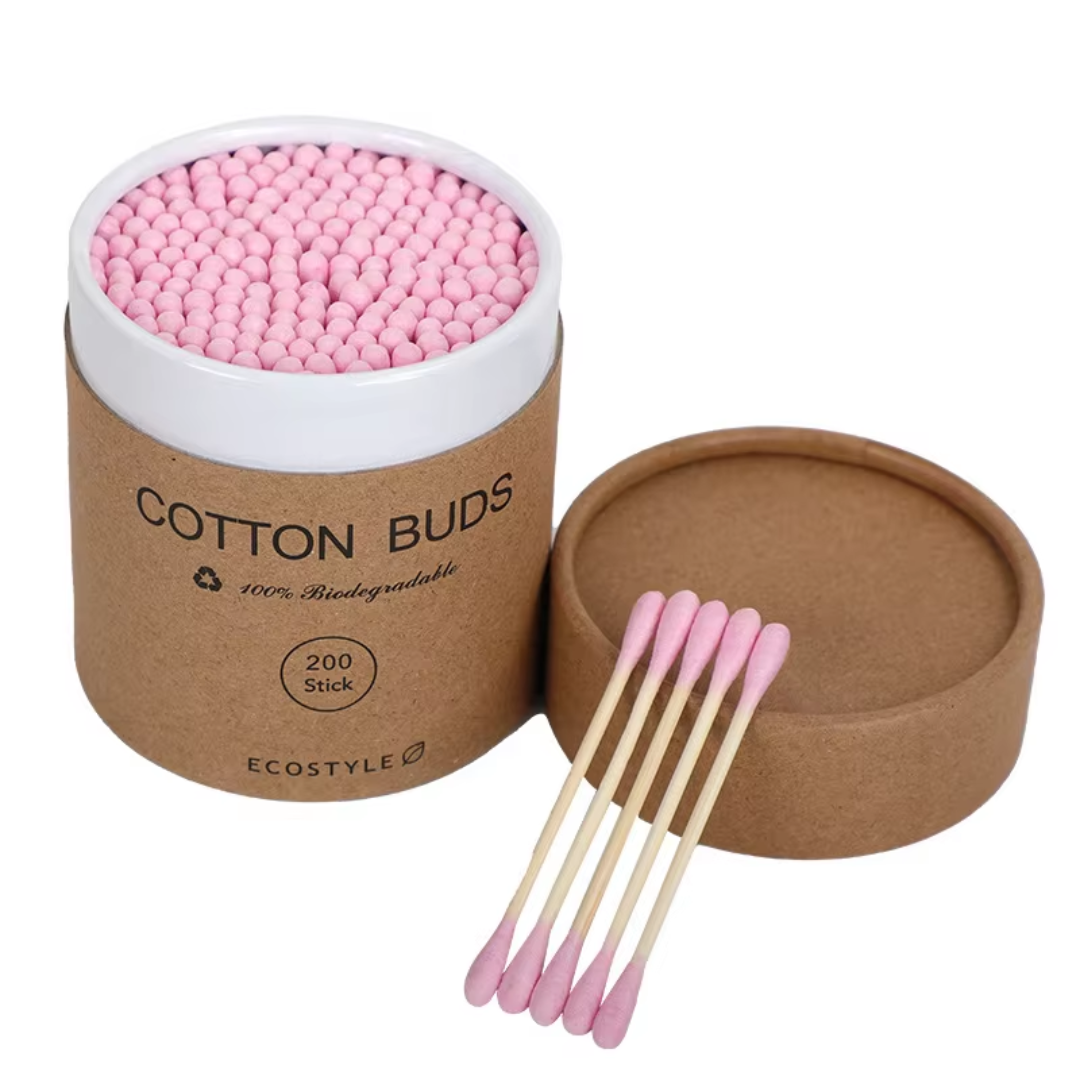 Re:gn Colourful Bamboo Cotton Buds - 200 Pack
