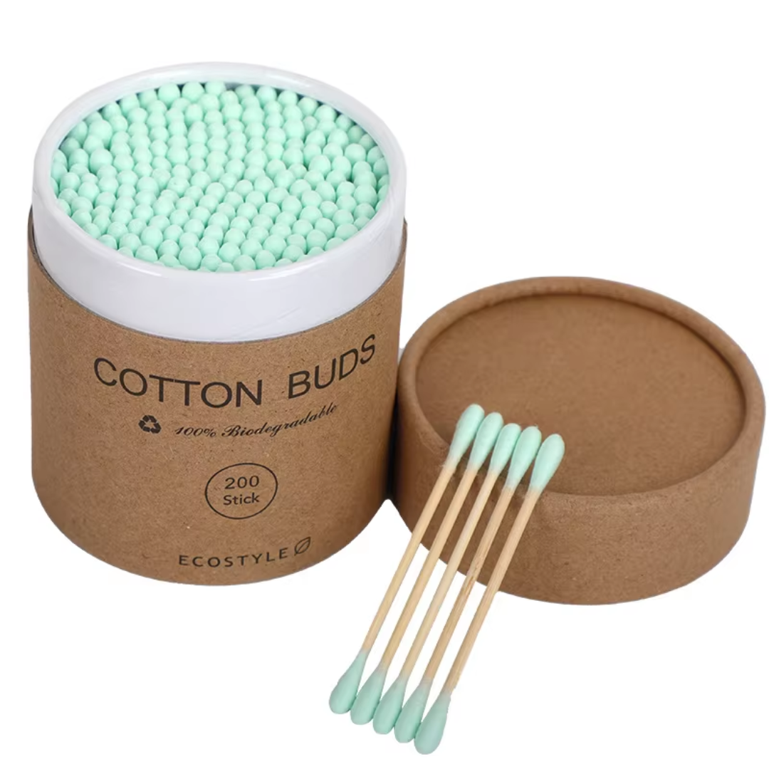 Re:gn Colourful Bamboo Cotton Buds - 200 Pack