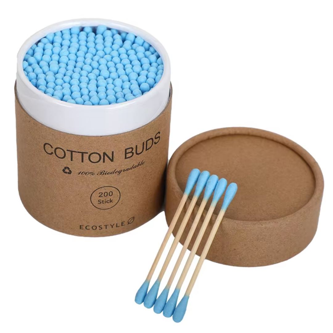 Re:gn Colourful Bamboo Cotton Buds - 200 Pack