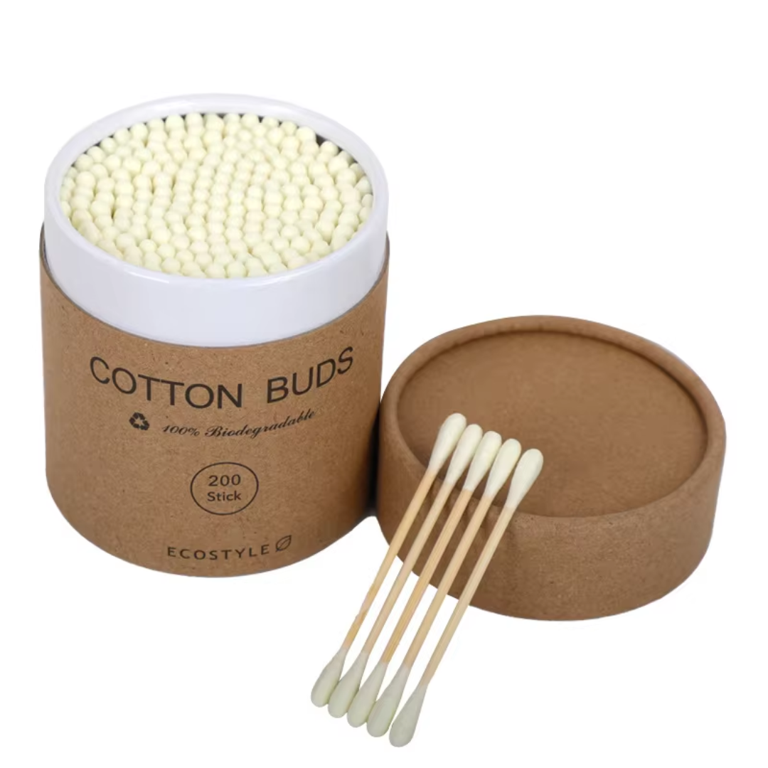 Re:gn Colourful Bamboo Cotton Buds - 200 Pack