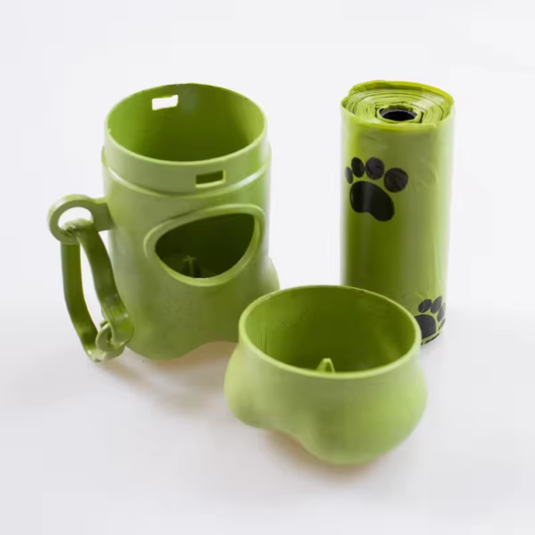 Eco-Friendly Poop Bag Dispenser & Bags β Made from Wheat Straw Fiber